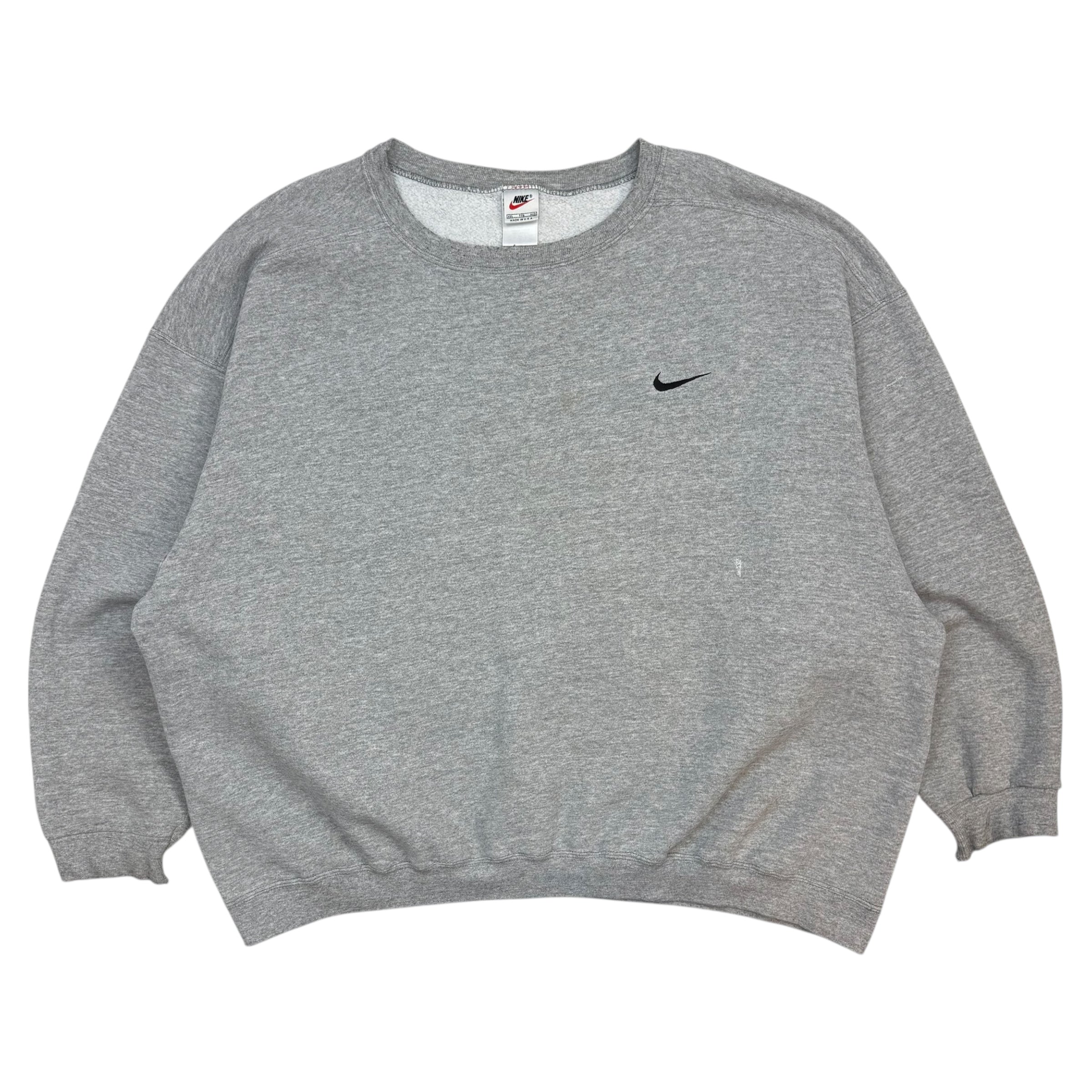 Vintage Nike Crewneck Sweater Grey