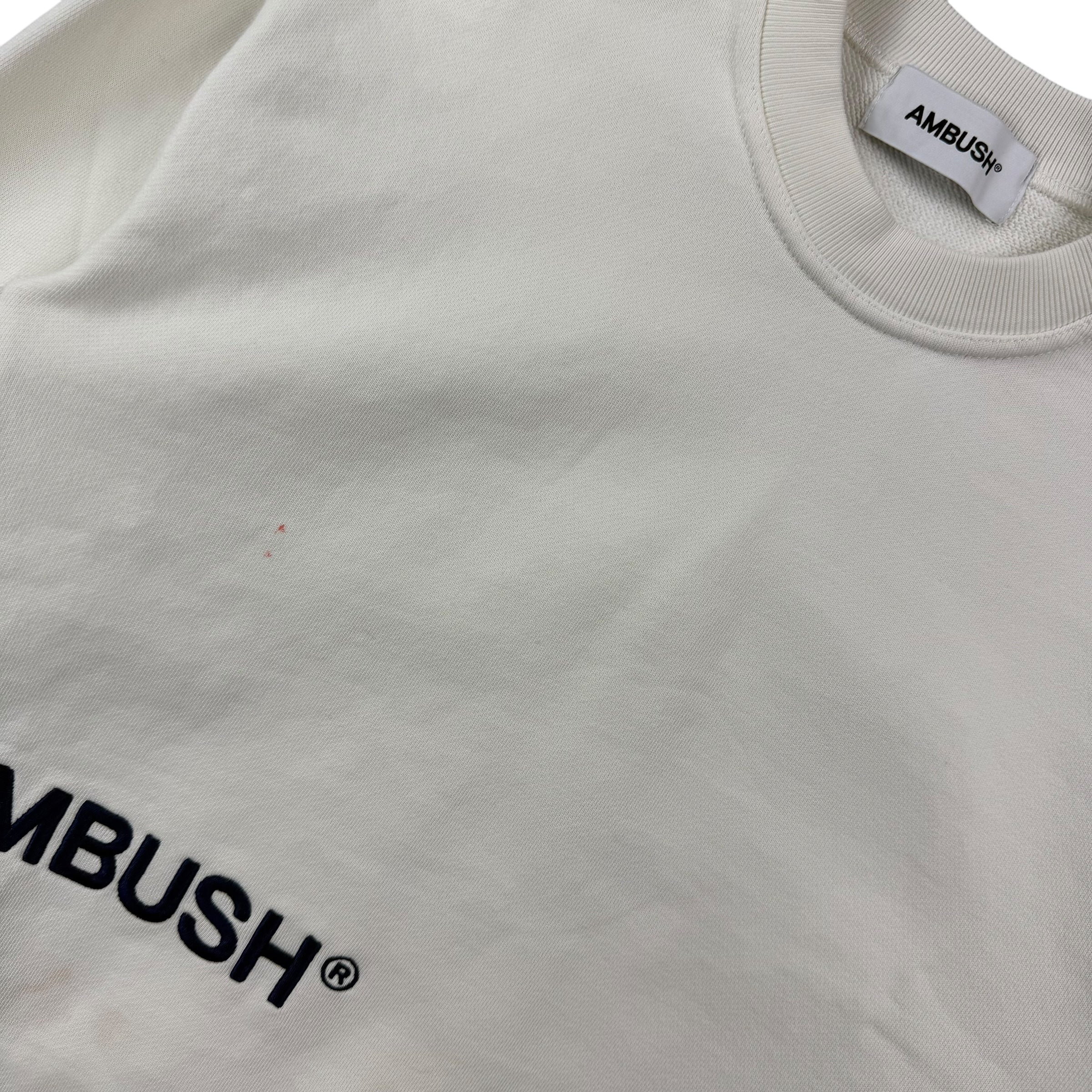 Ambush /21 Crewneck White