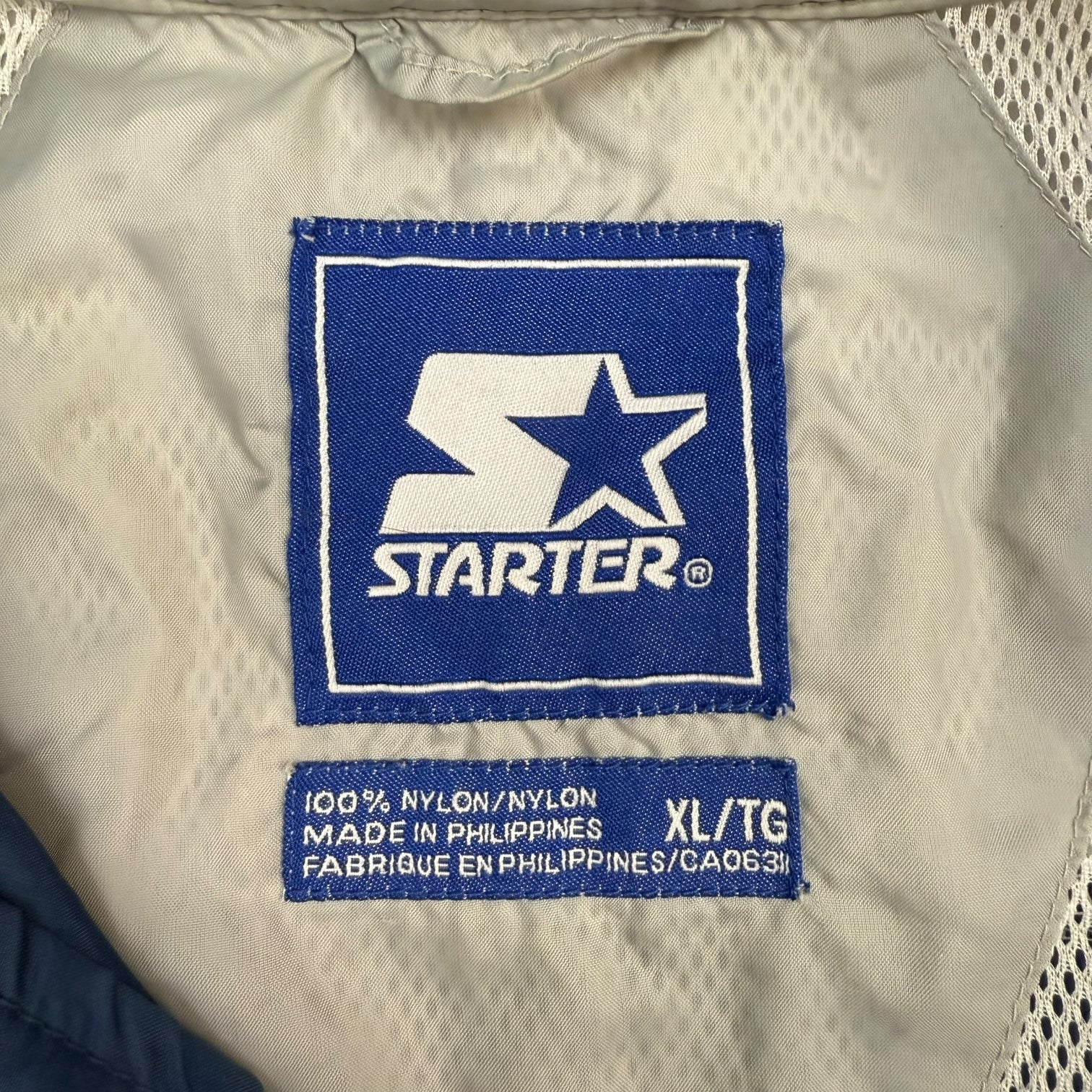 Vintage Starter Georgetown Hoyas Windbreaker Jacket Blue/White
