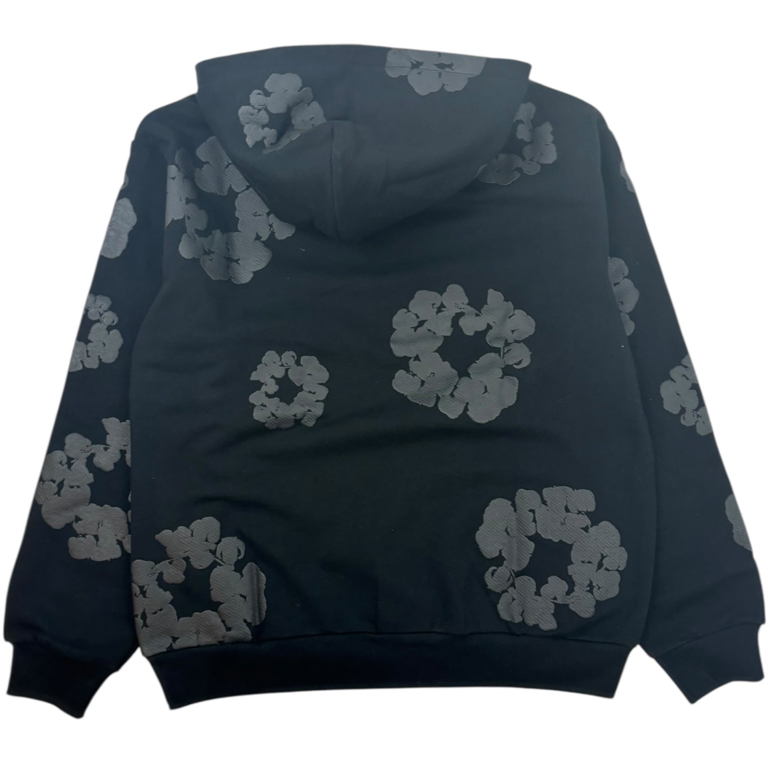 Denim Tears Mono Cotton Wreath Hoodie Black