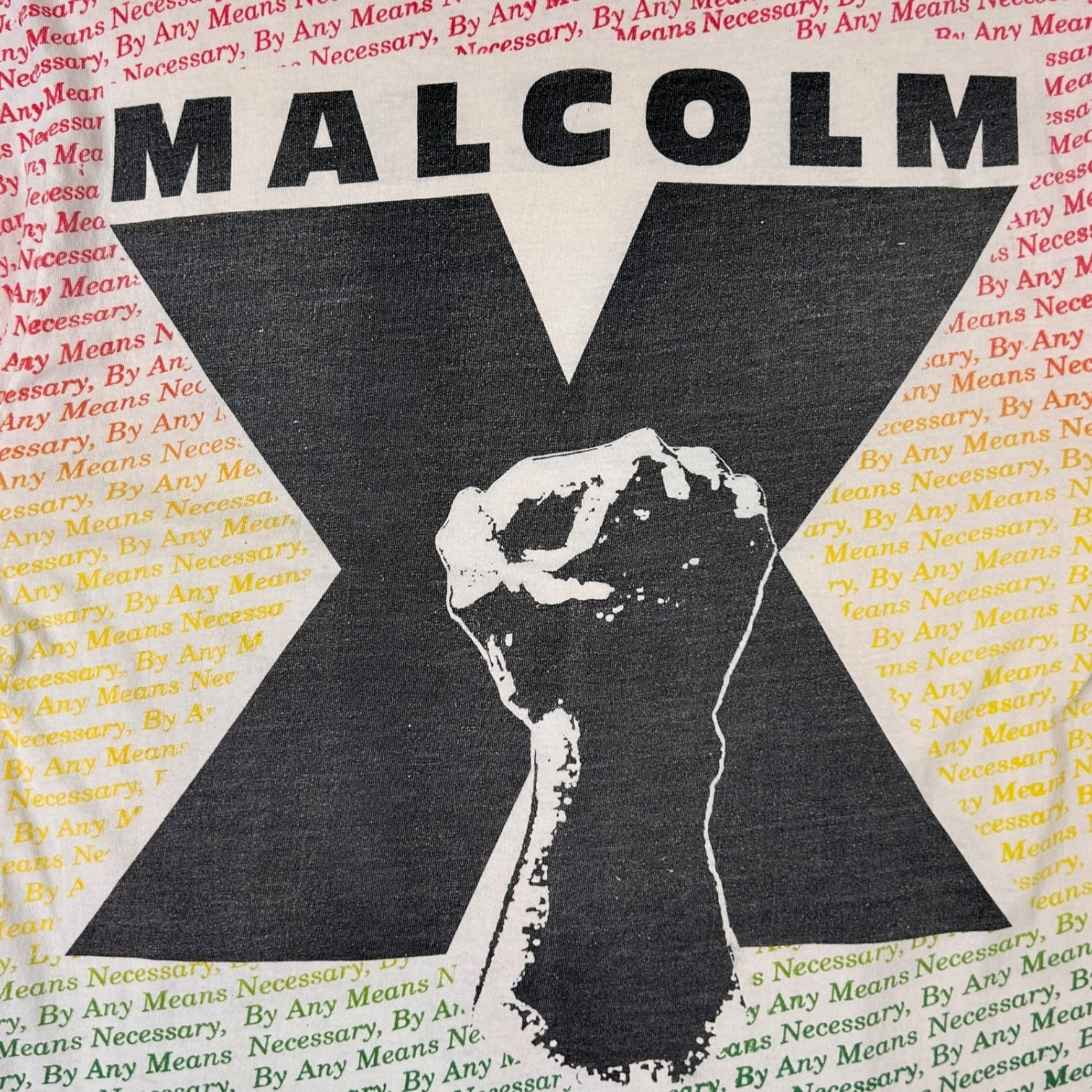 Vintage Malcolm X By All Means Necessary AOP T-Shirt