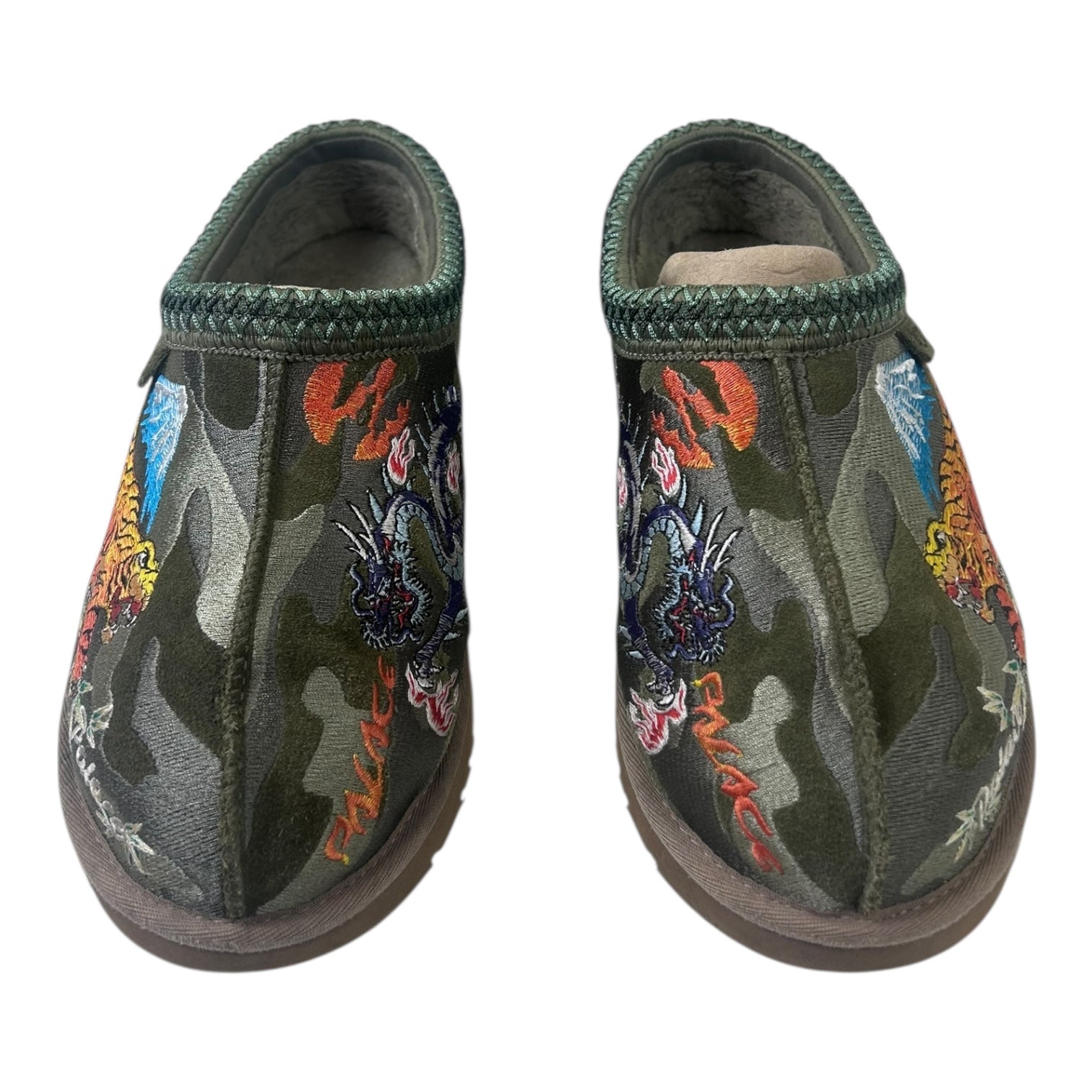UGG x Palace Tasman Slipper Green Camo (Used)