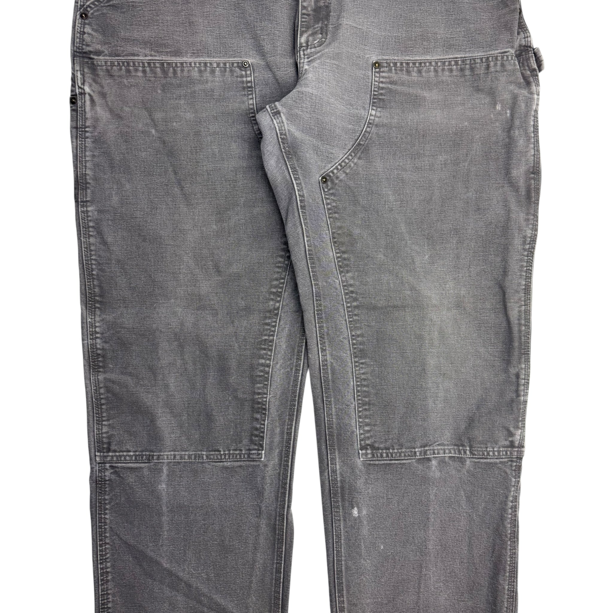 Vintage Carhartt Double Knee Bottoms Faded Grey