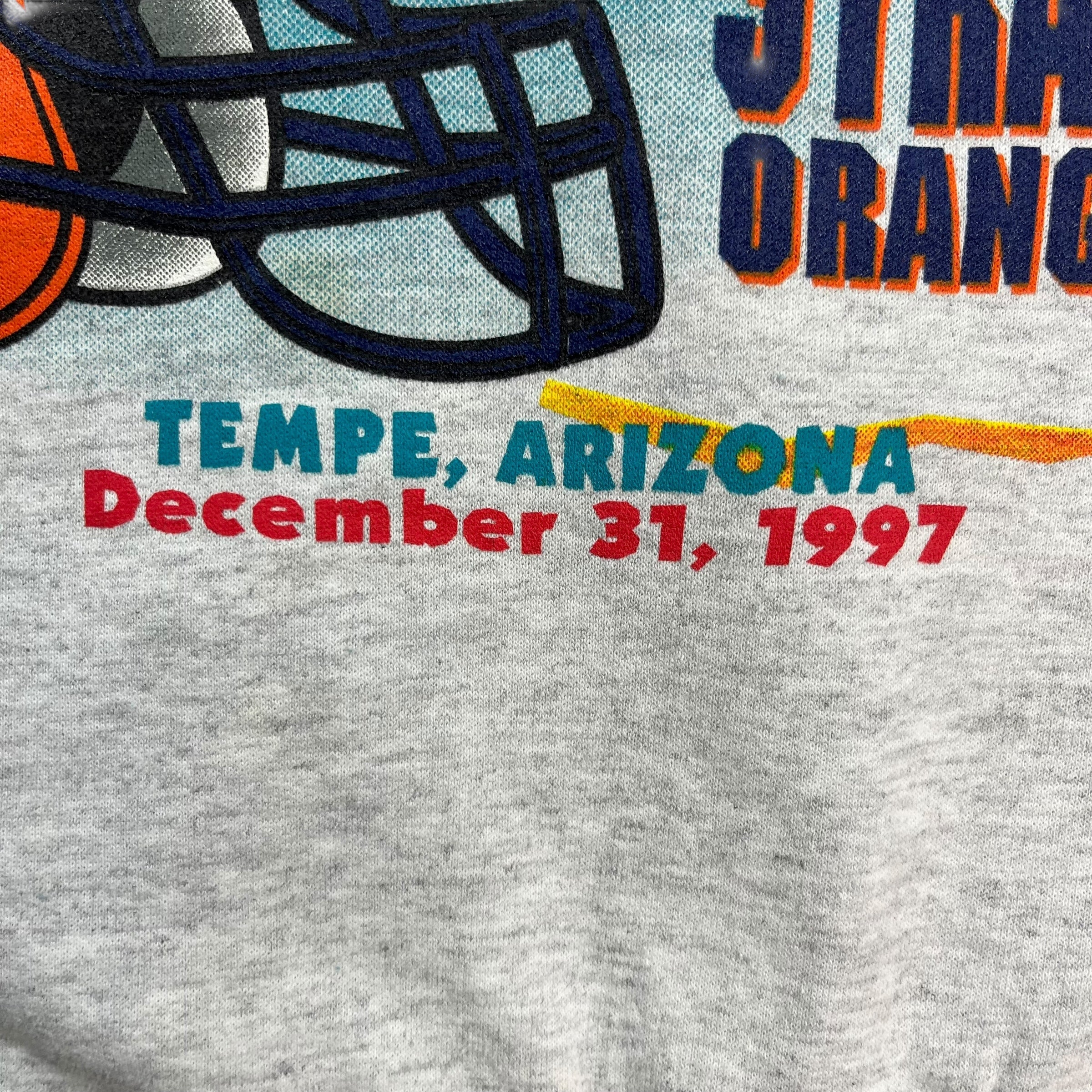 1997 Tostitos Fiesta Bowl Crewneck Light Grey