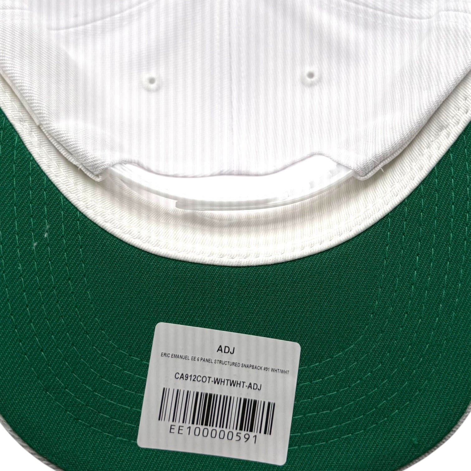 Eric Emanuel EE Basic Hat White/White