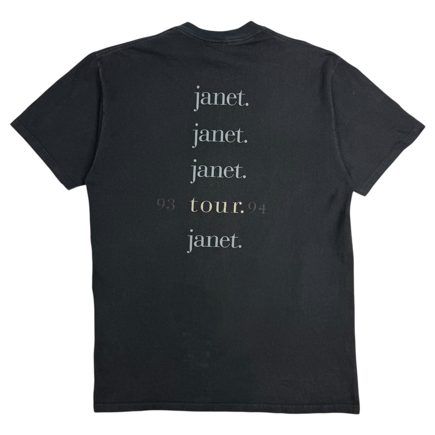 1994 Janet Jackson ‘Janet.’ Tour Tee Black
