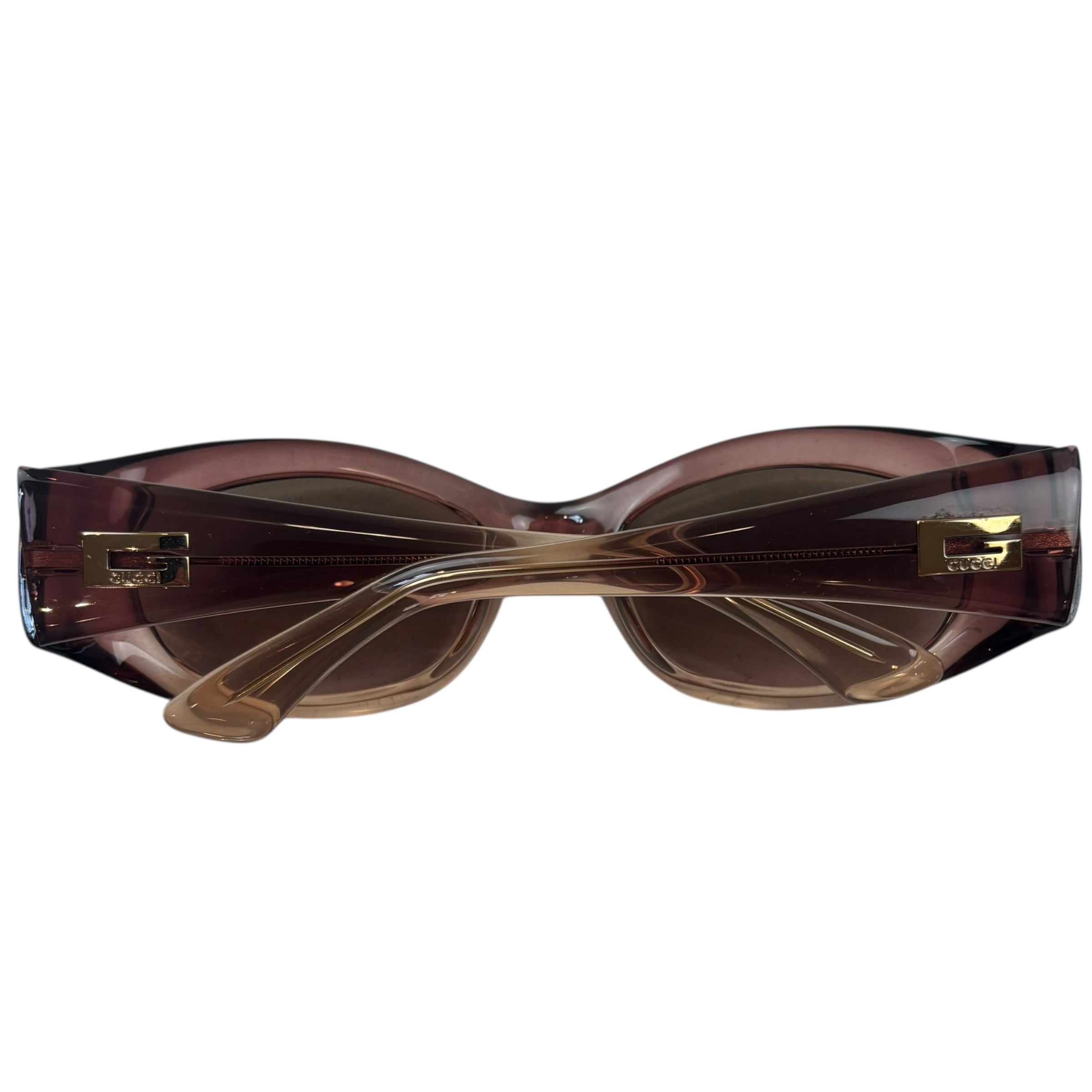 Gucci Translucent Pink Gradient GG 2432/S Tinted Sunglasses