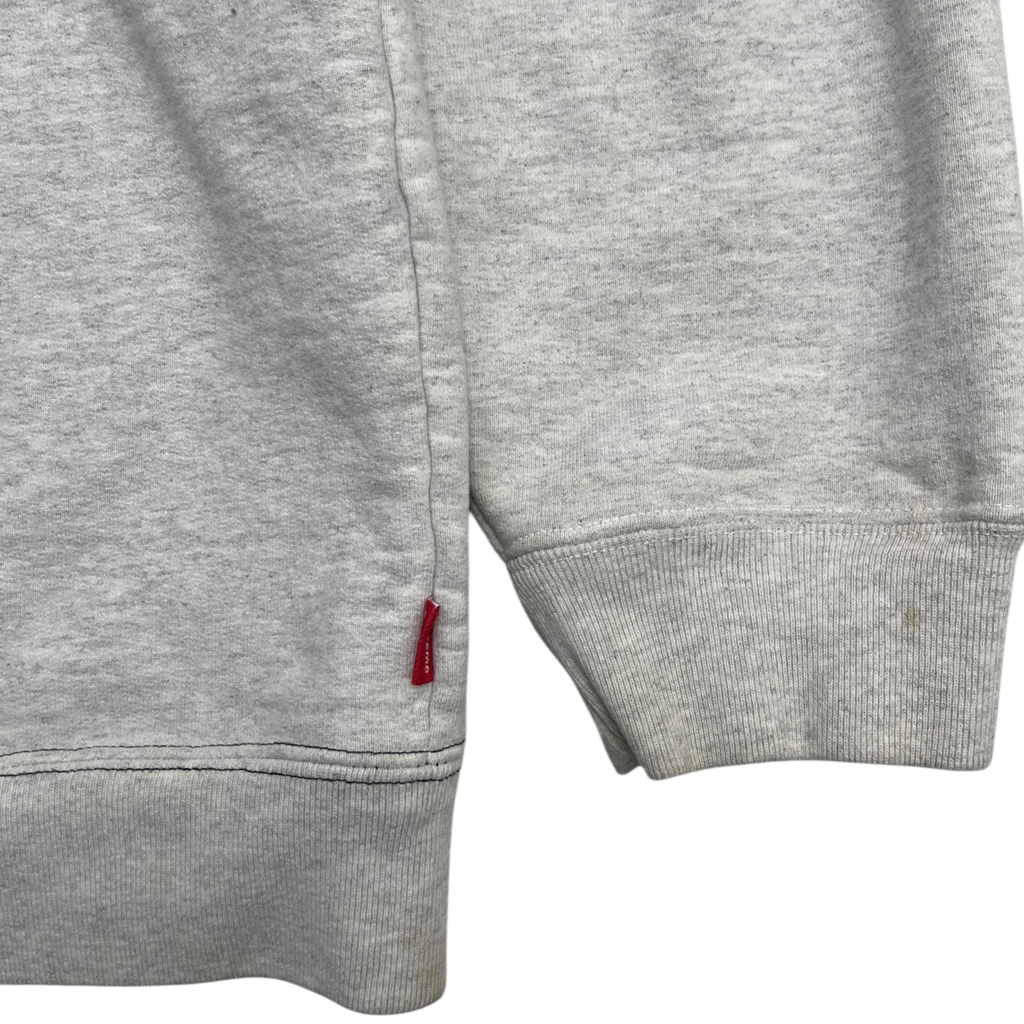 Supreme Split Arc Logo Crewneck Black/Grey