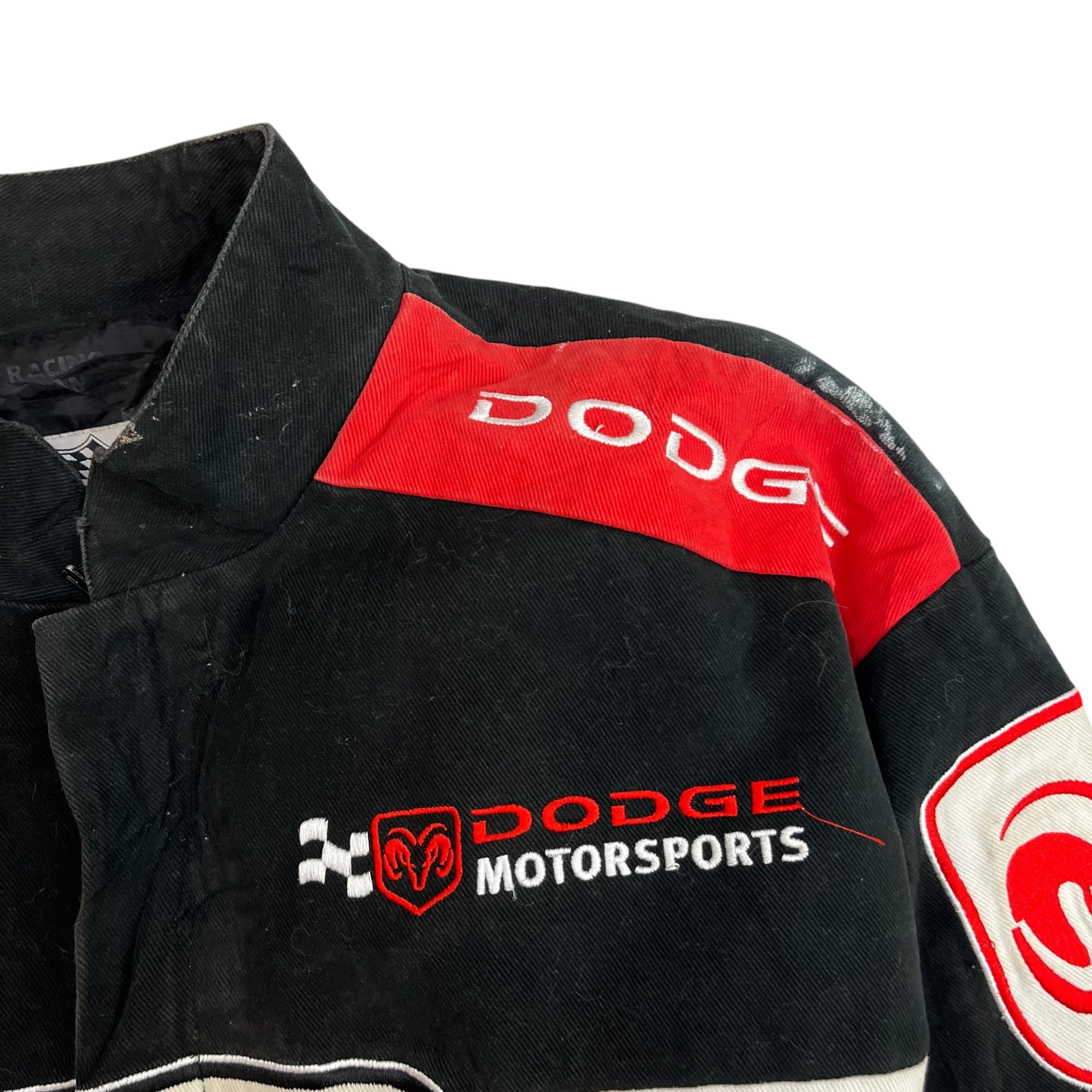Vintage Dodge Motorsports Racing Jacket Black/Red