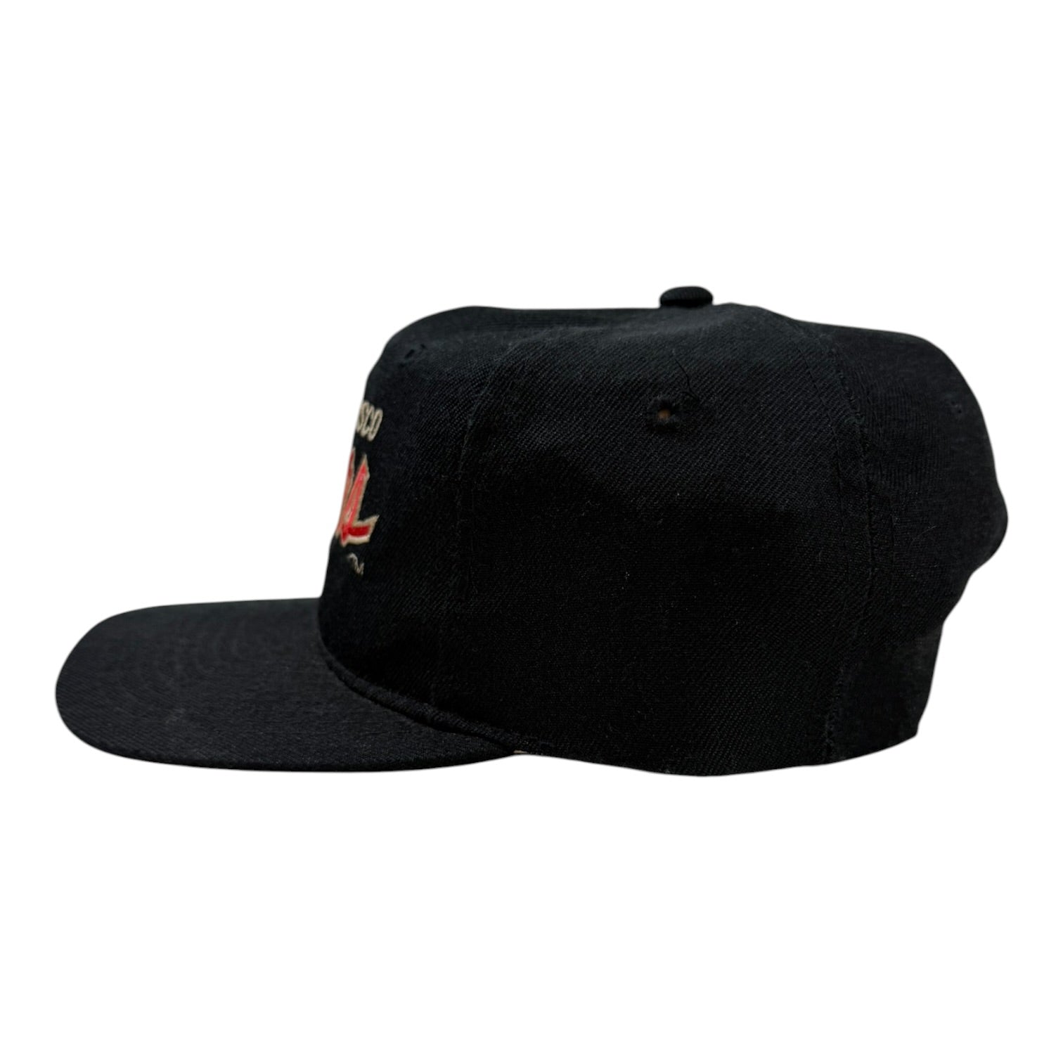 Vintage Sports Specialties San Francisco 49ers Script Hat Black