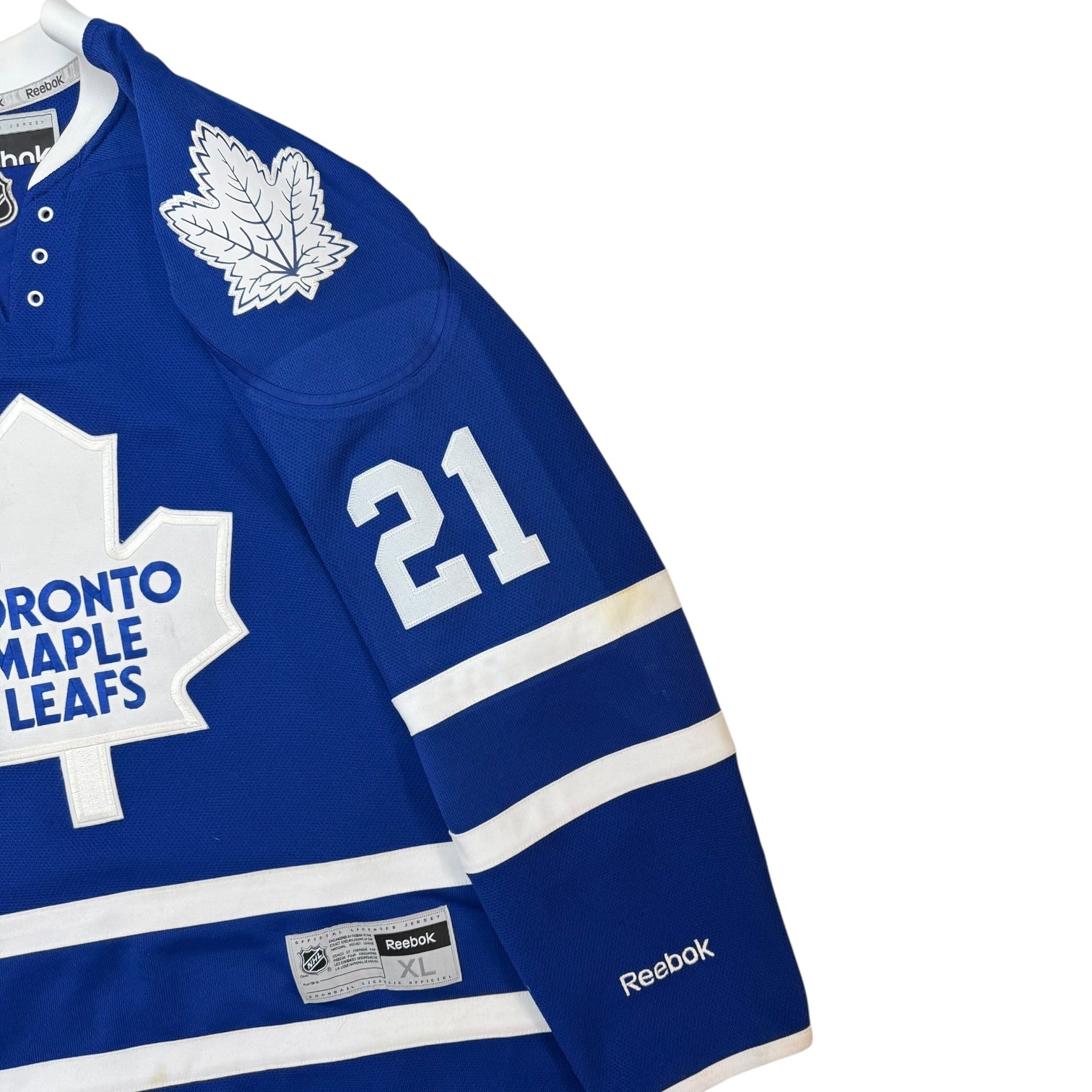 Vintage Reebok Toronto Maple Leafs James Van Riemsdyk Jersey Blue