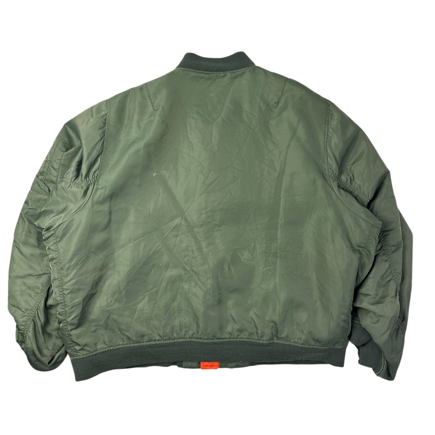 Vintage Reversible Flight Jacket Green