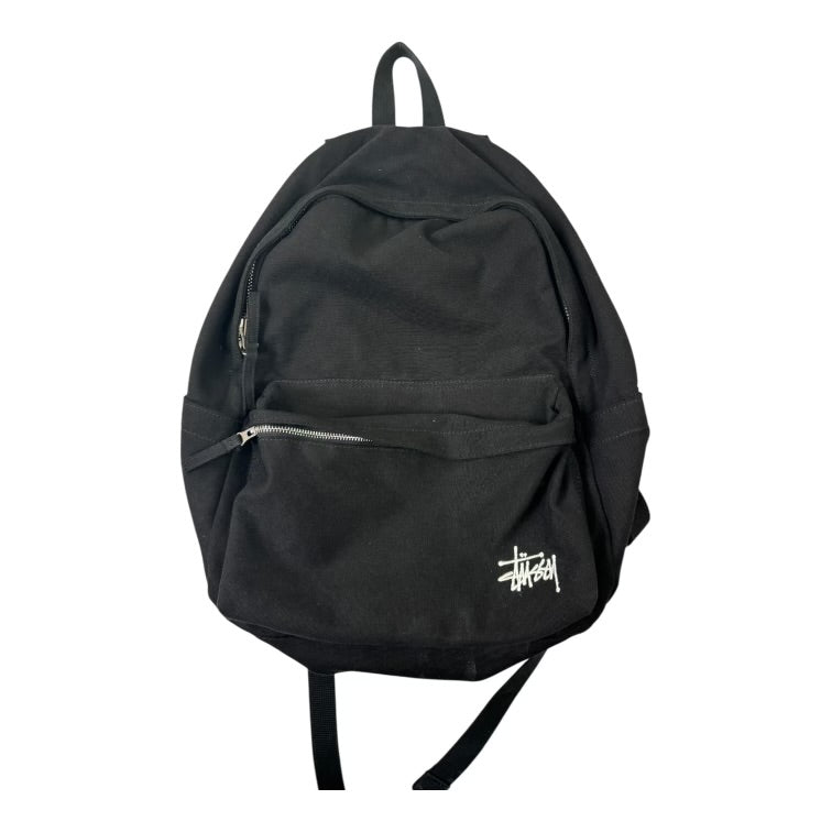 Stussy Canvas Backpack Washed Black