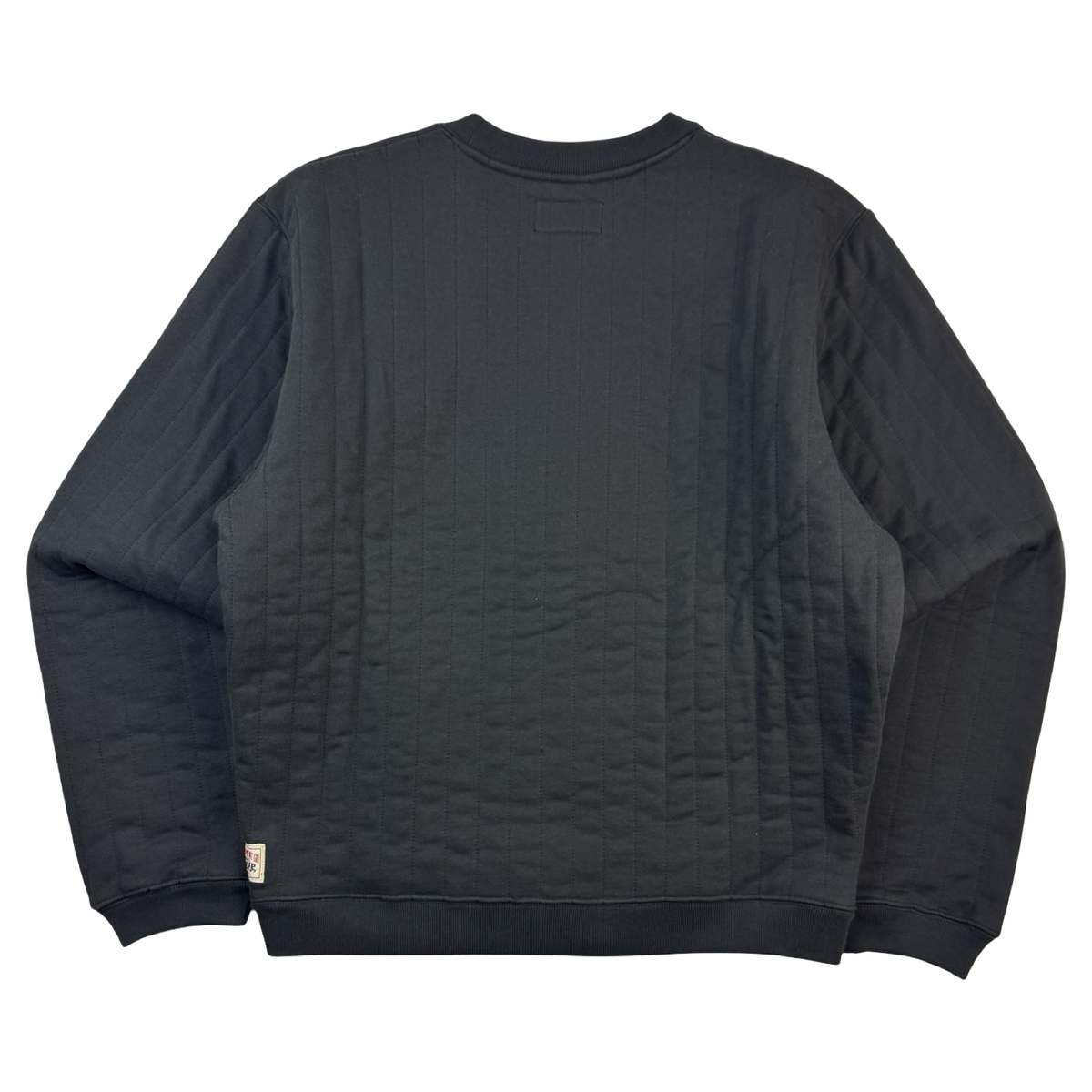 Stussy Quilted Crewneck Black