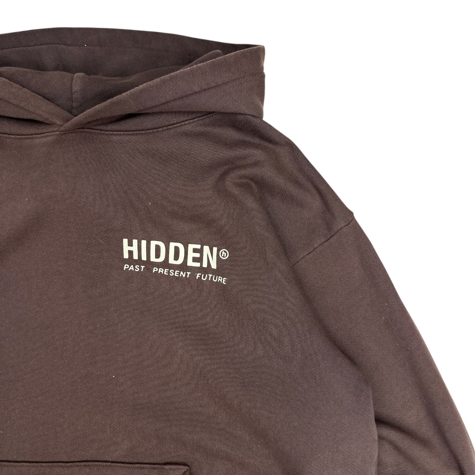 Hidden NY Past Present Future Farming Hoodie Brown