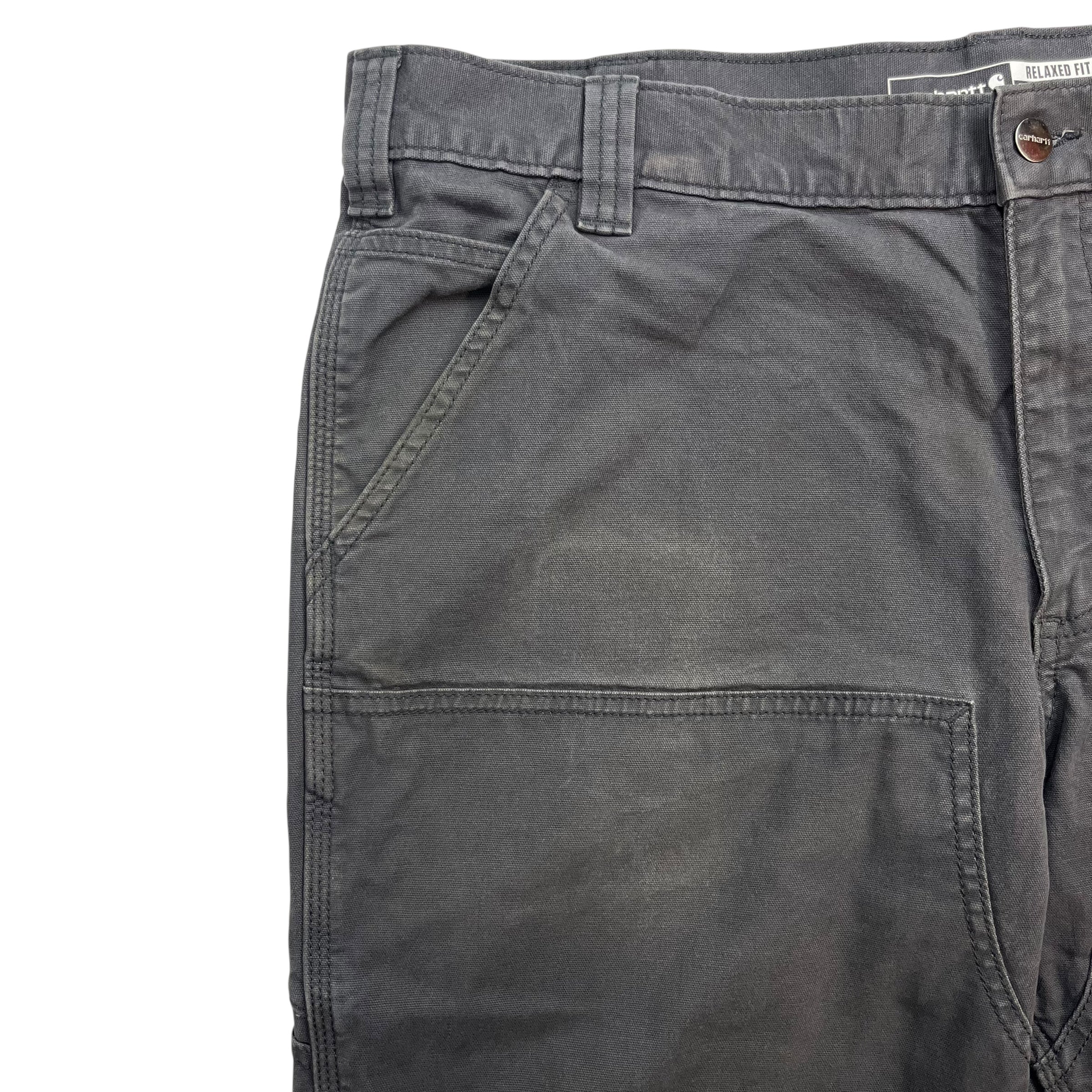 Vintage Carhartt Double Knee Work Pants Grey