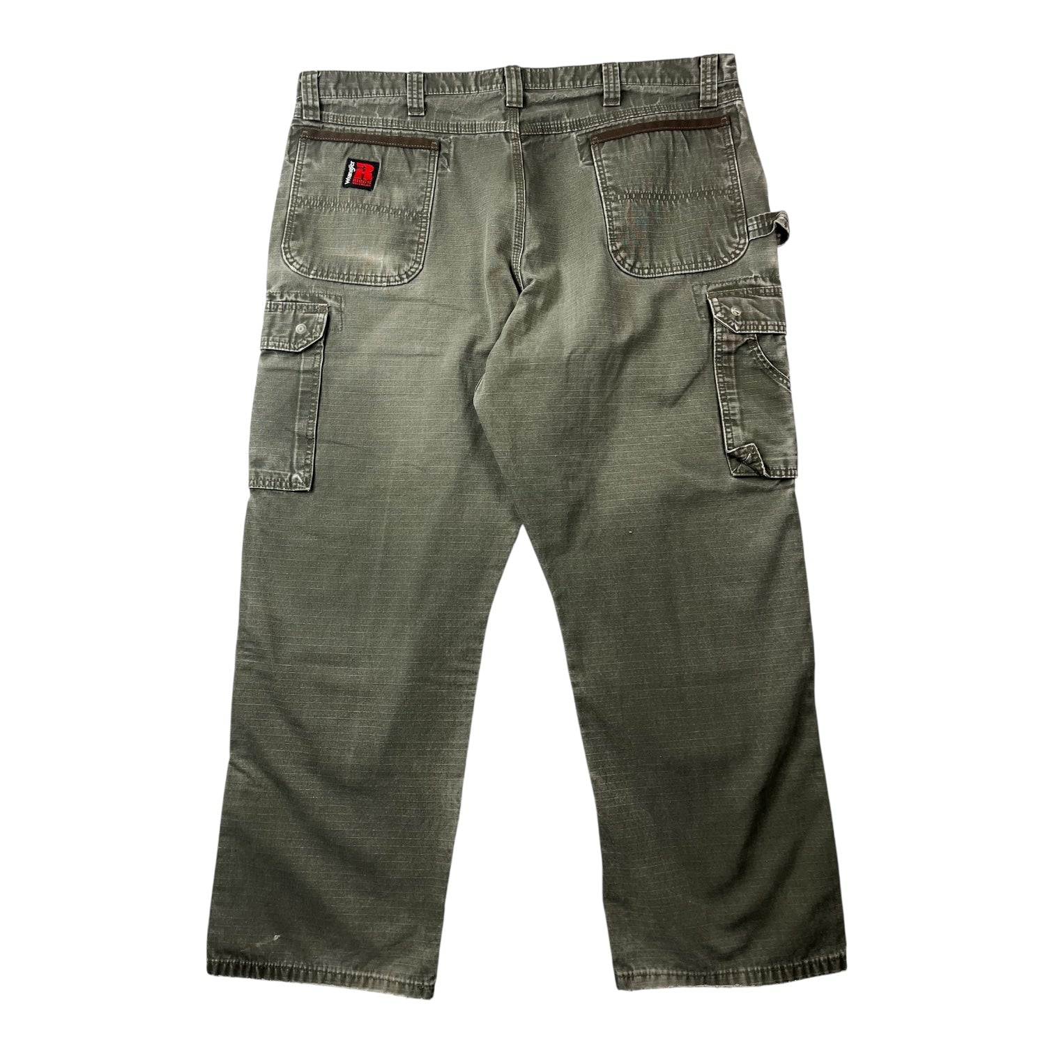 Vintage Wrangler Riggs Workwear Carpenter Pants Green