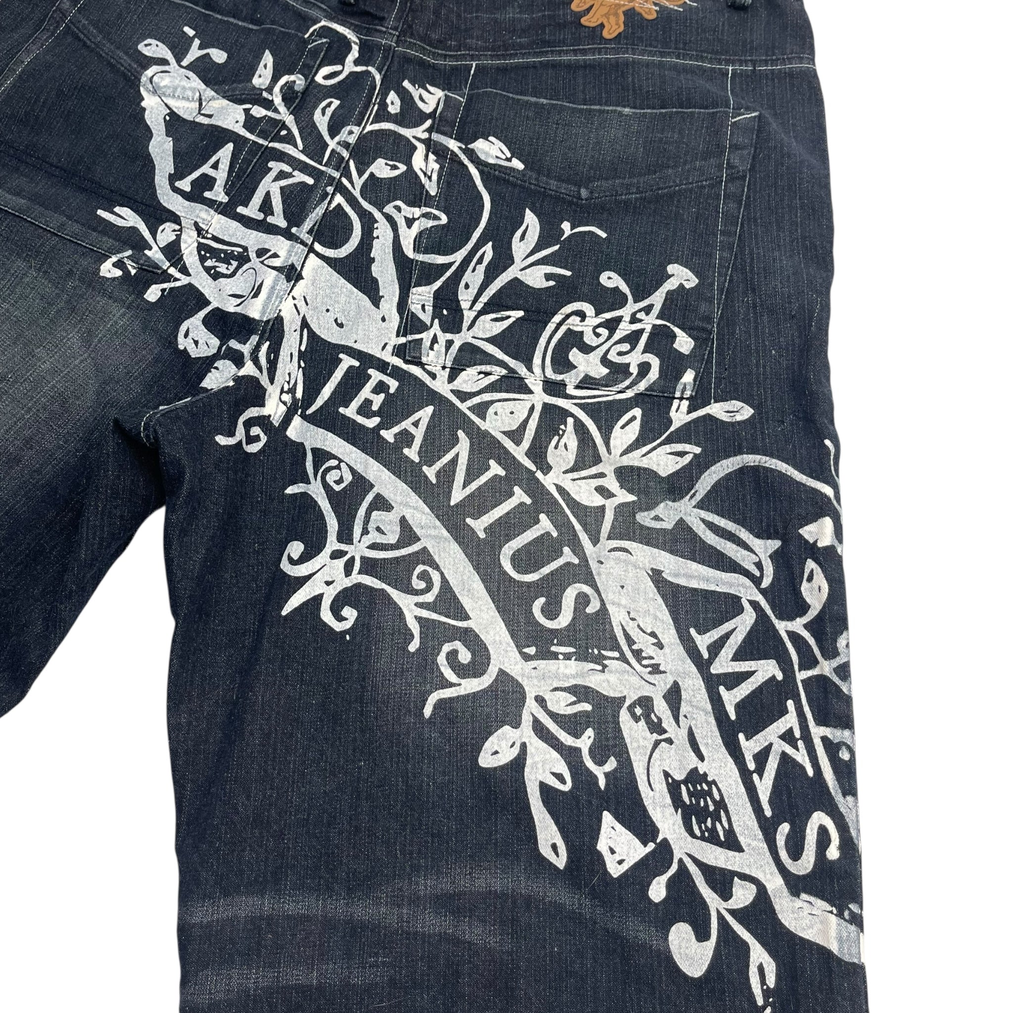 Vintage Y2K Akademiks Black Denim Jorts