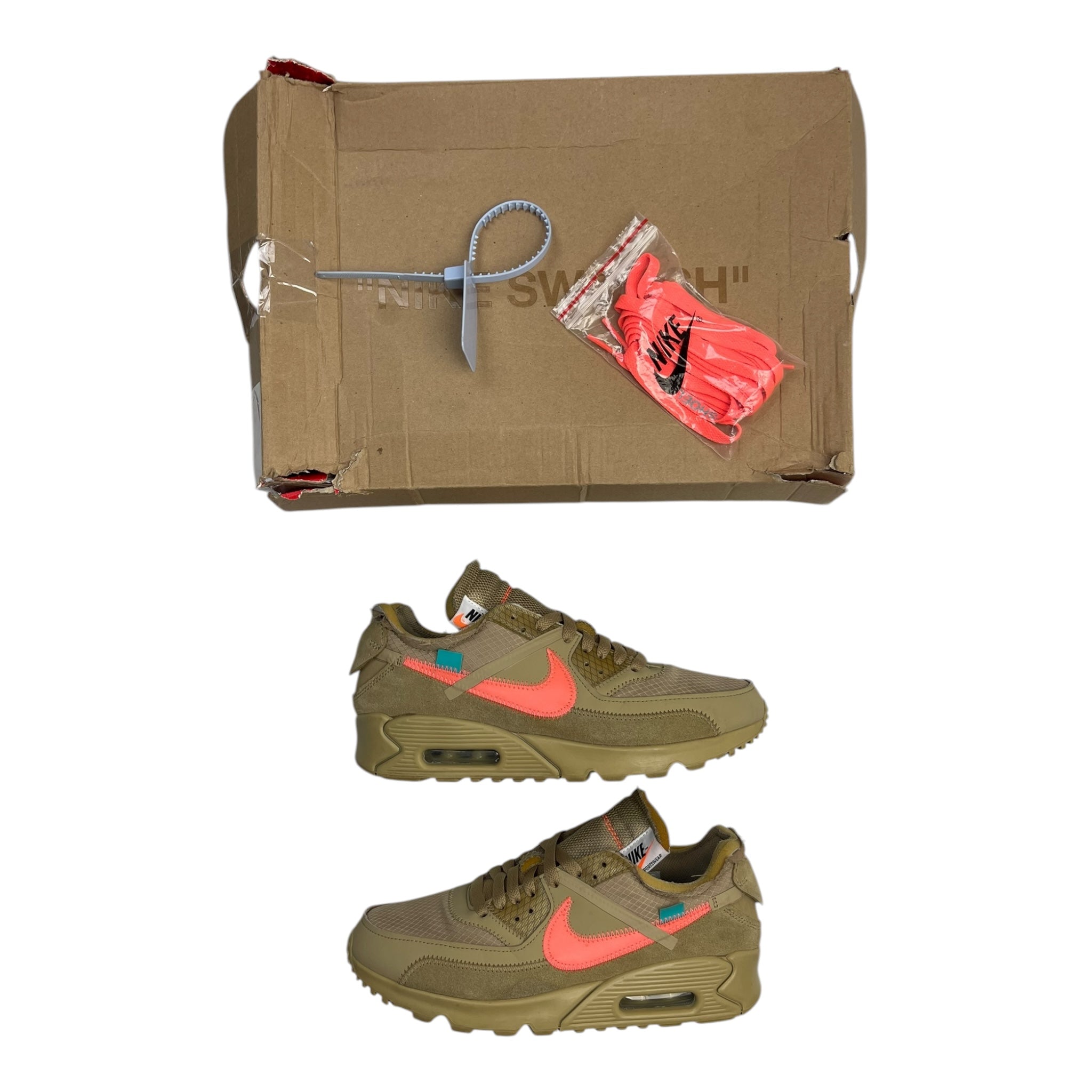 Off White Nike Air Max 90 Desert Ore (Used)