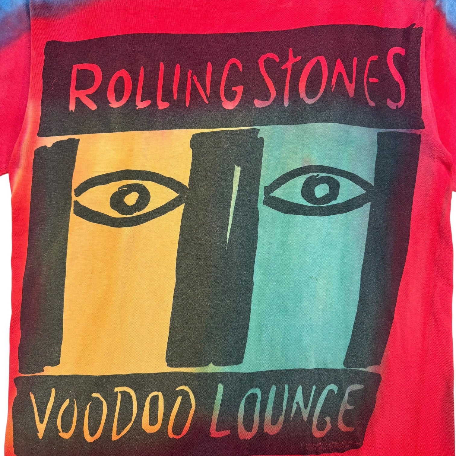 1994 Rolling Stones Voodoo Lounge Tee Red/Blue