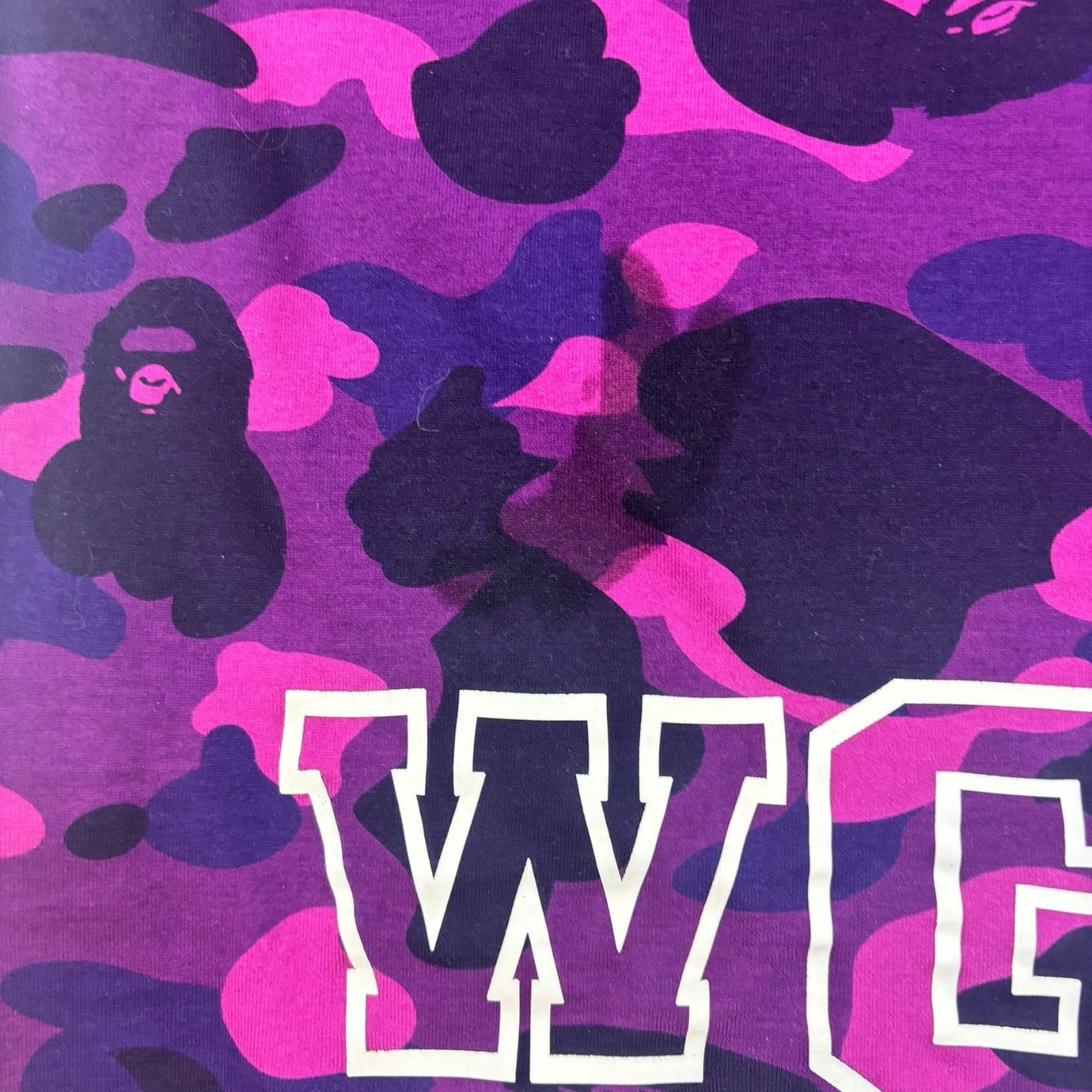 BAPE Colour Camo Shark T-Shirt Purple