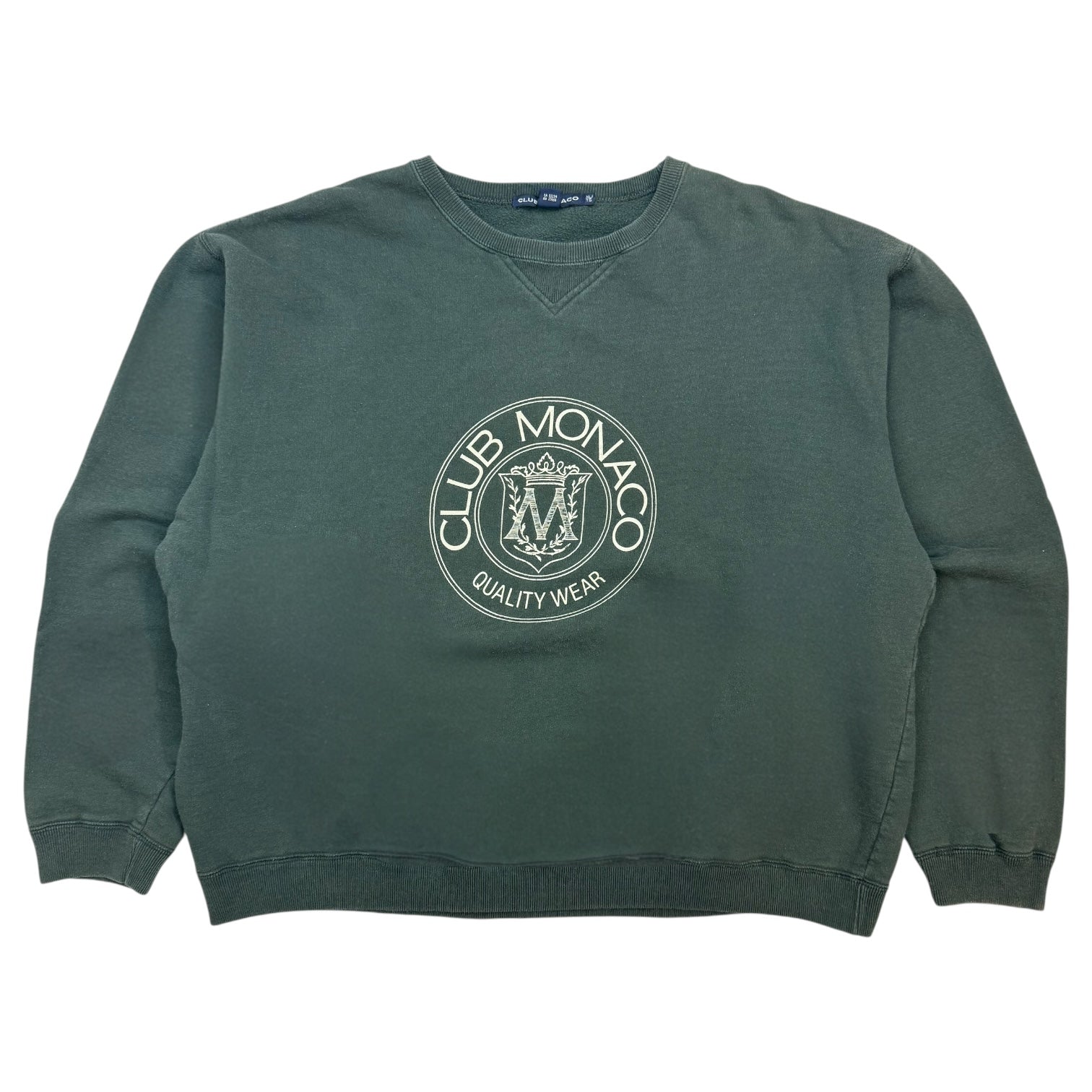Vintage Club Monaco Crewneck Sweater Green