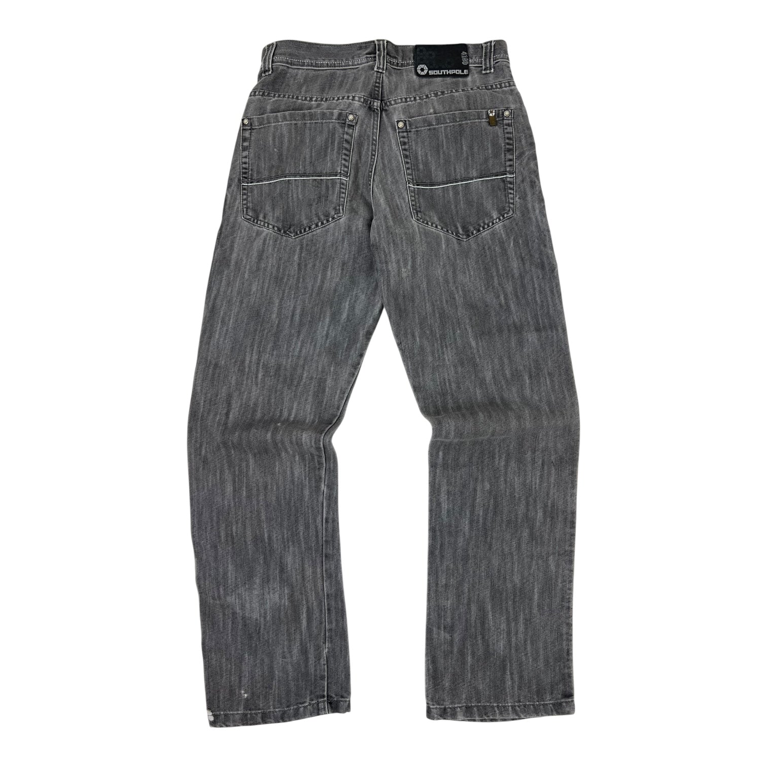 Vintage Y2K Southpole Baggy Denim Pant Dark Grey
