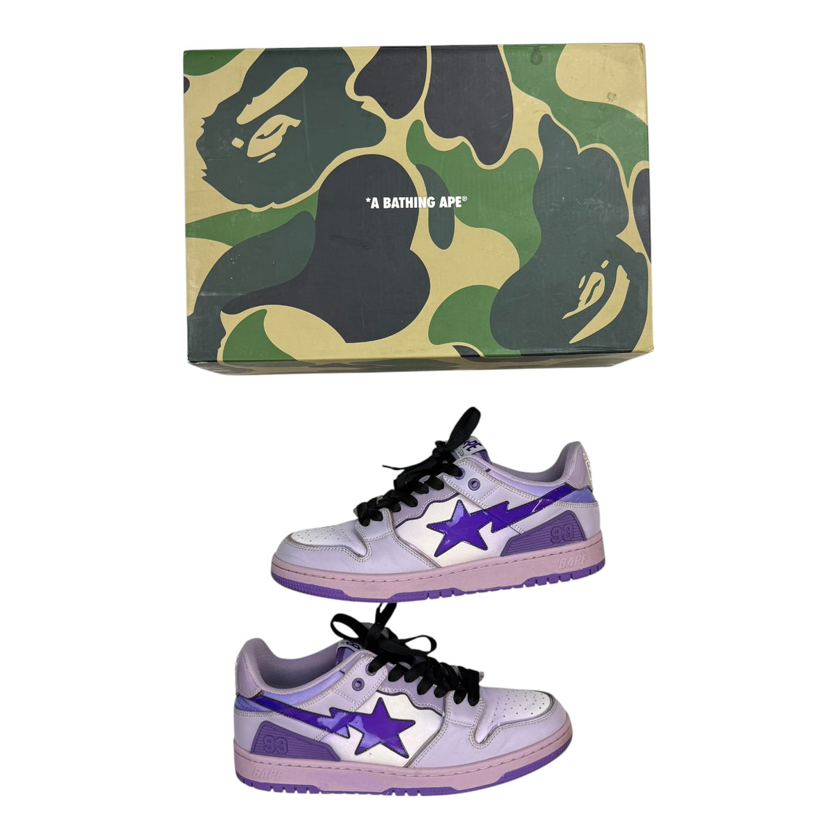 A Bathing Ape Bape Sk8 Sta Purple (Used)