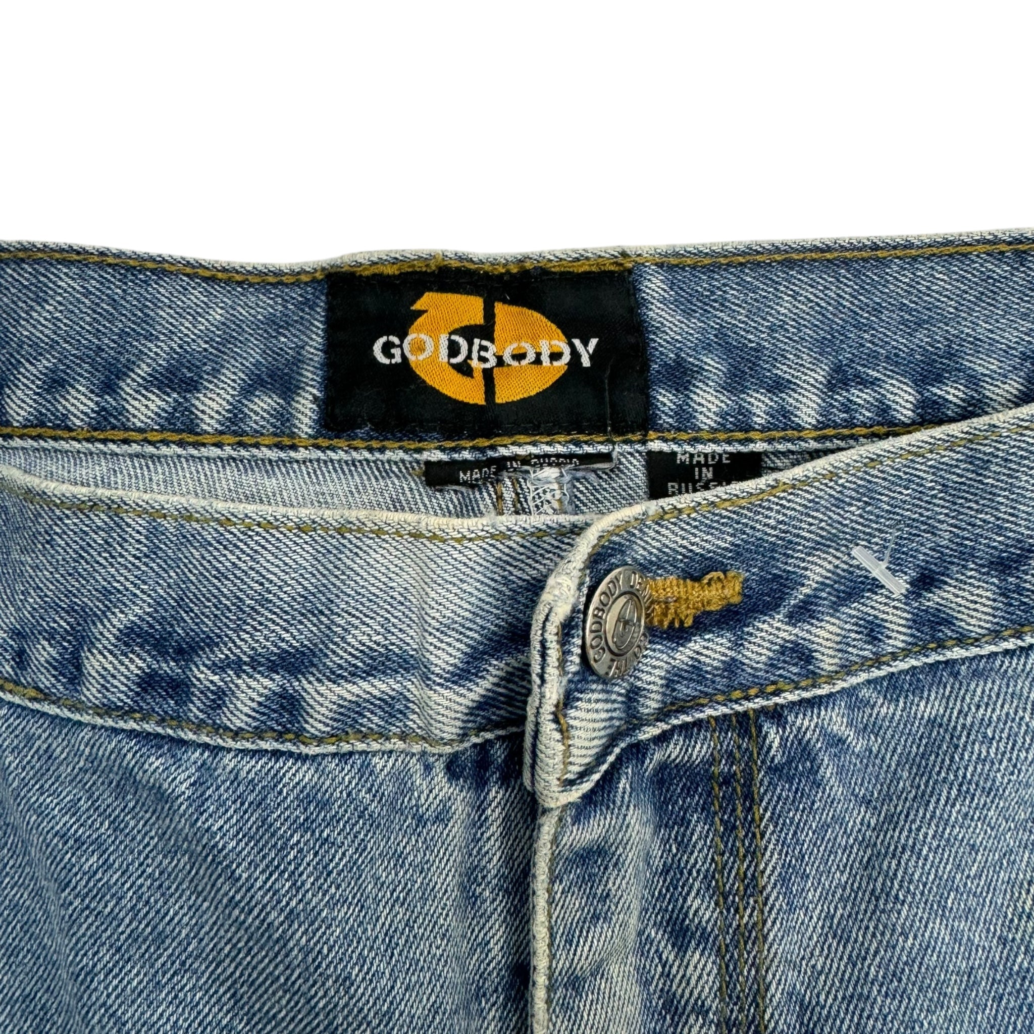Vintage Y2K Godbody Denim Shorts