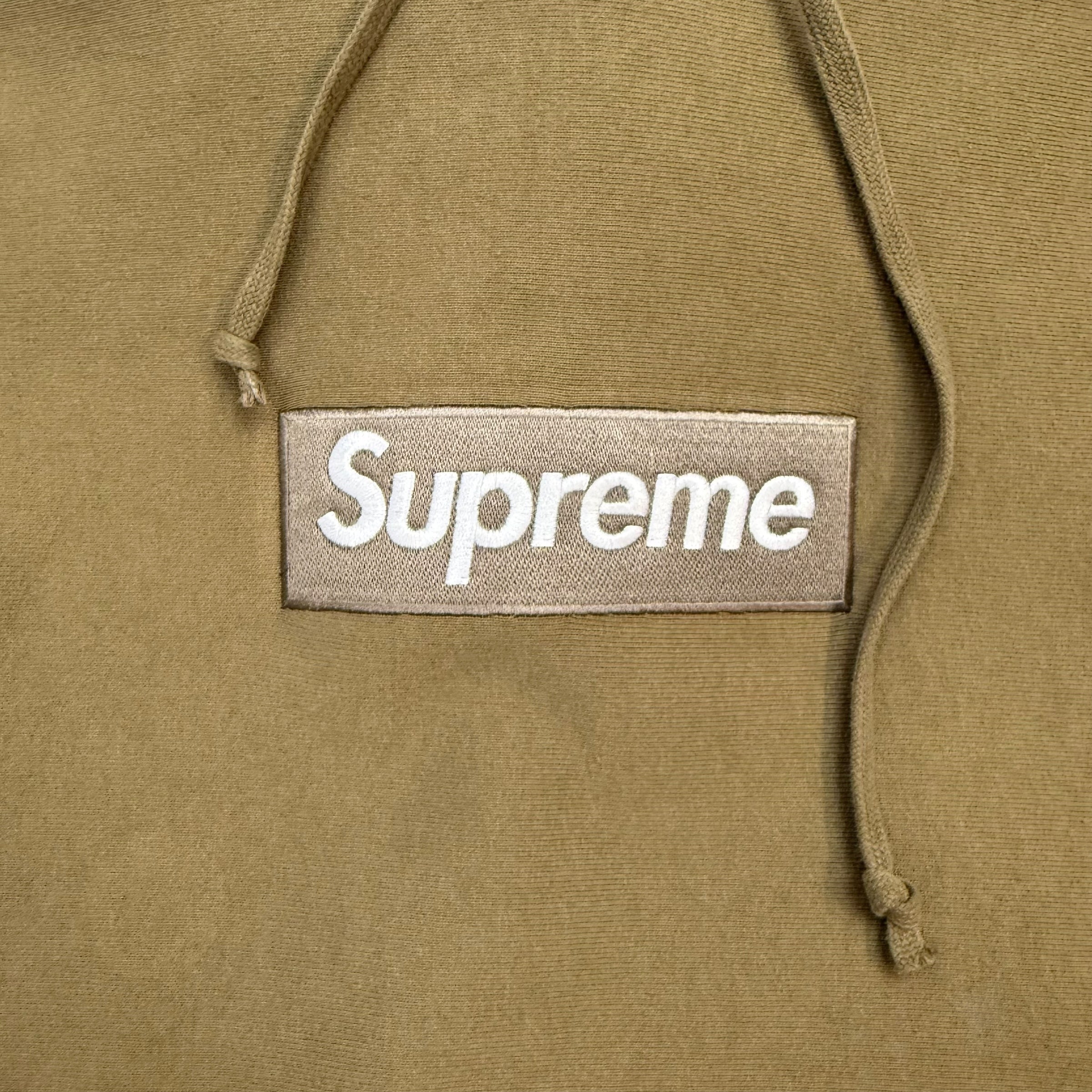 Supreme FW23 Box Logo Hoodie Dark Sand