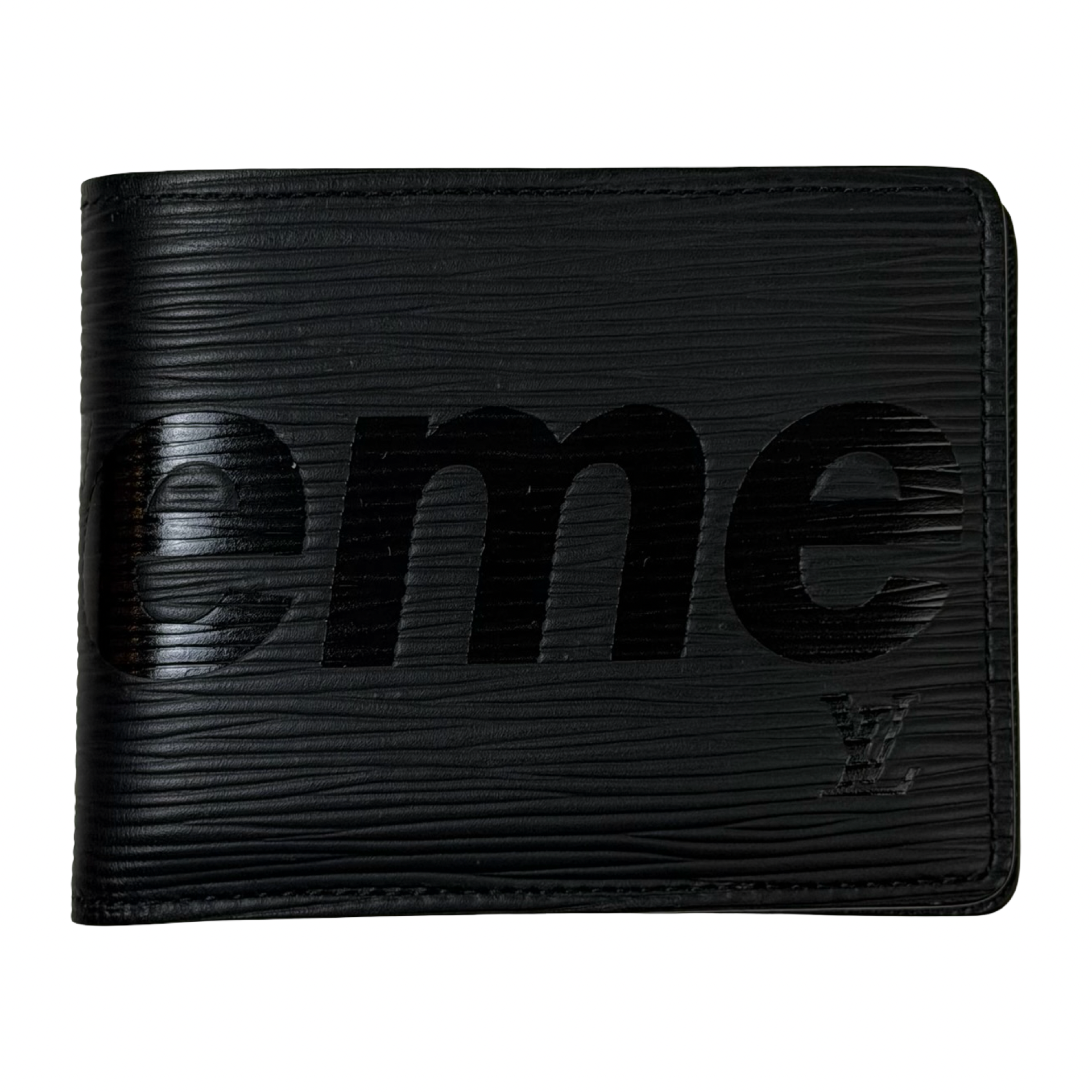 Louis Vuitton x Supreme Slender Wallet Epi Black