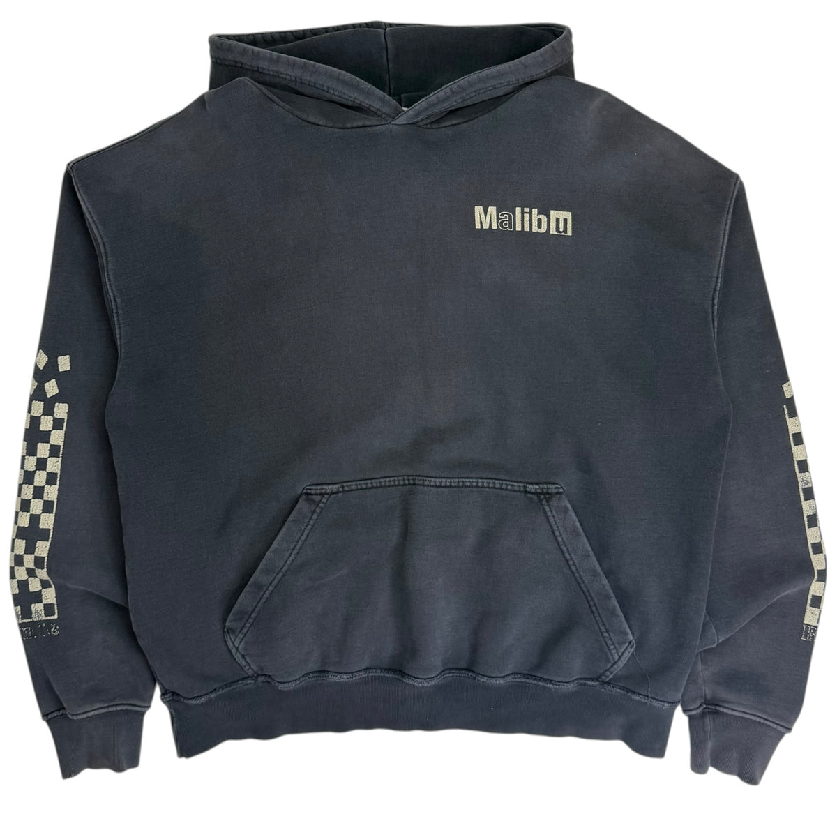 Rhude Malibu Hoodie Washed Black