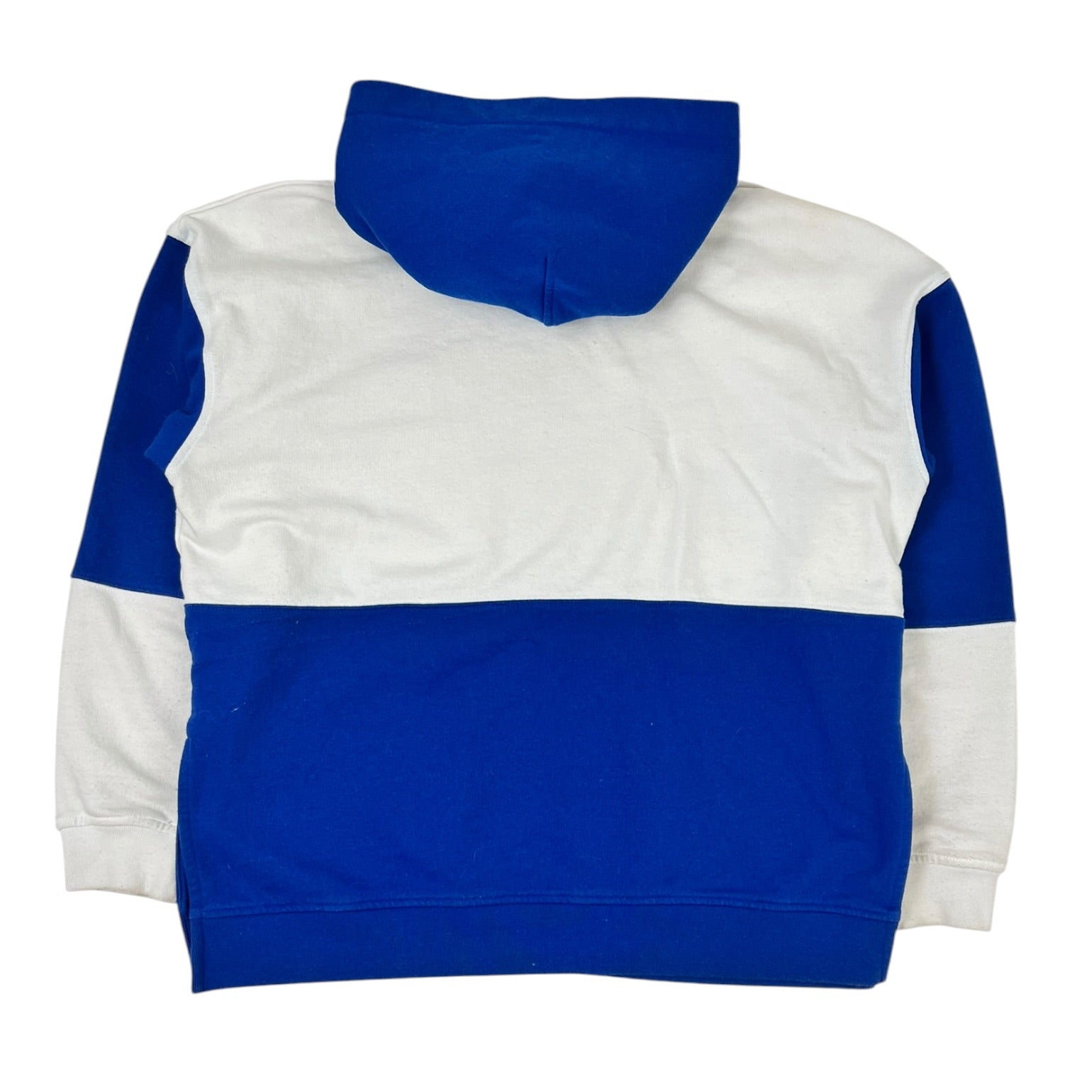 (W) GANNI Colorblock Hoodie Daphne Blue