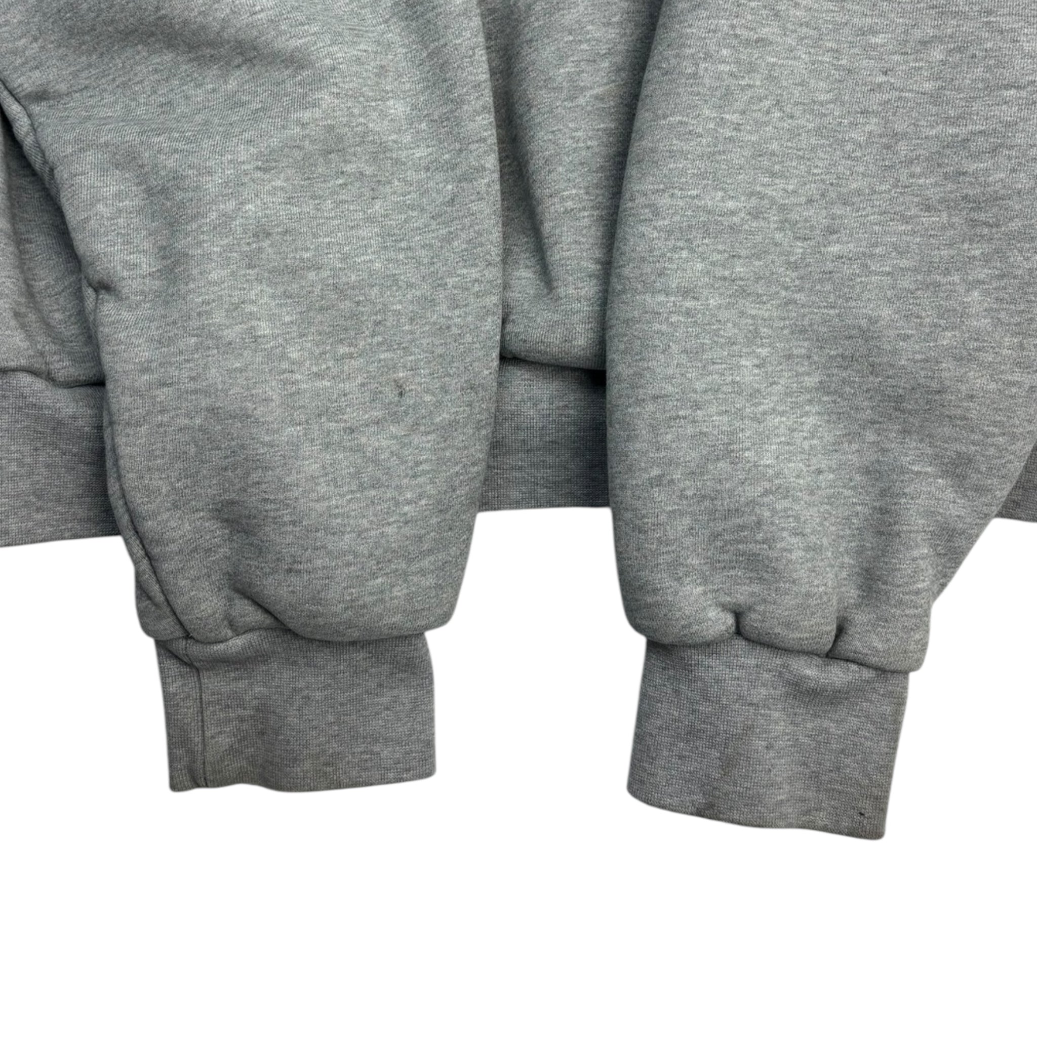 Zic Double Face Blank Hoodie Pullover Grey