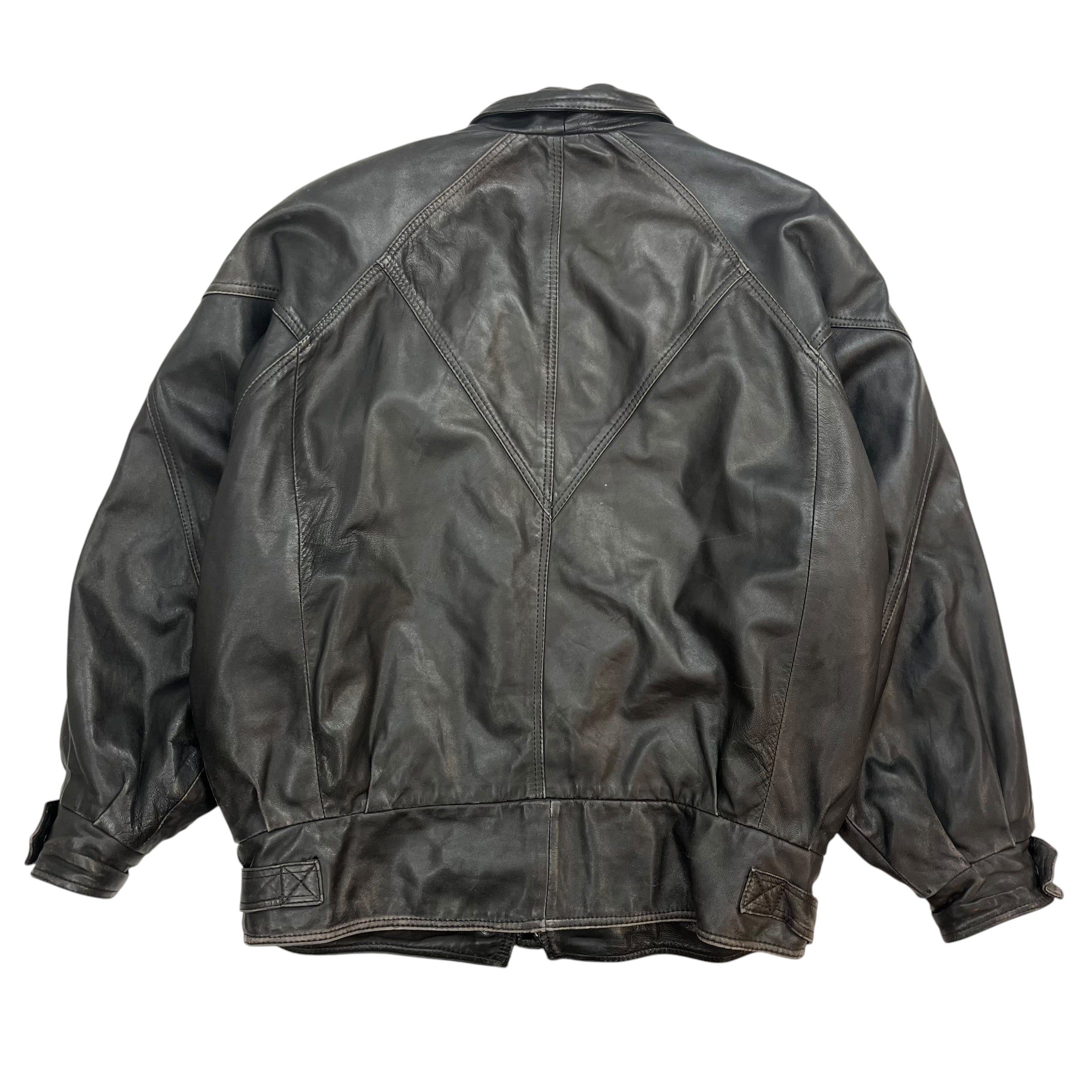 Vintage Roxy Leather Jacket Black