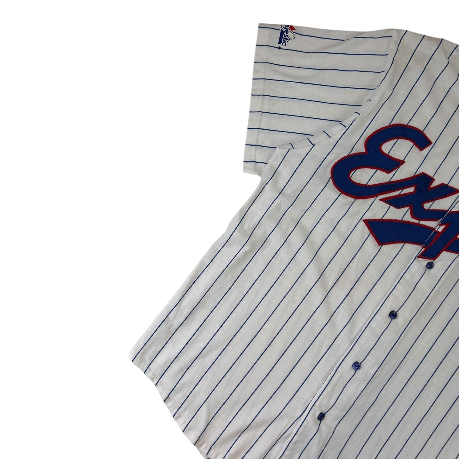 Vintage Majestic Montreal Expos Baseball Jersey White