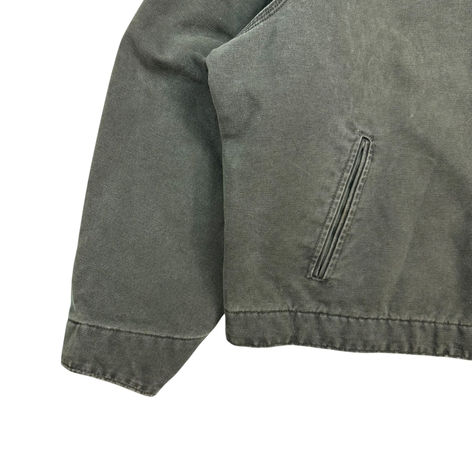 Vintage Carhartt Detroit Blanket Lined Jacket Moss Green