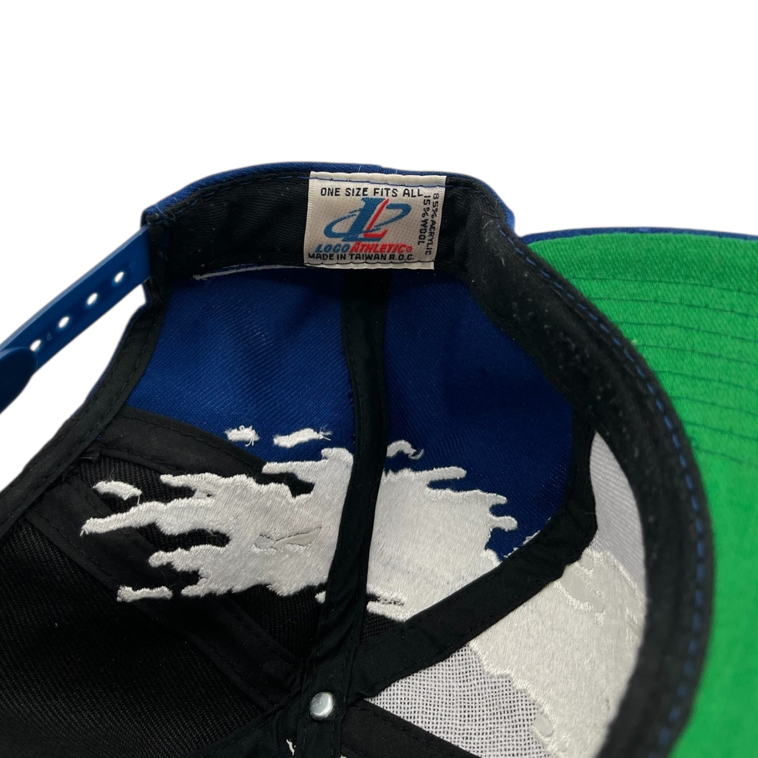 Vintage Dallas Cowboys Splash Snapback Hat Black/Blue