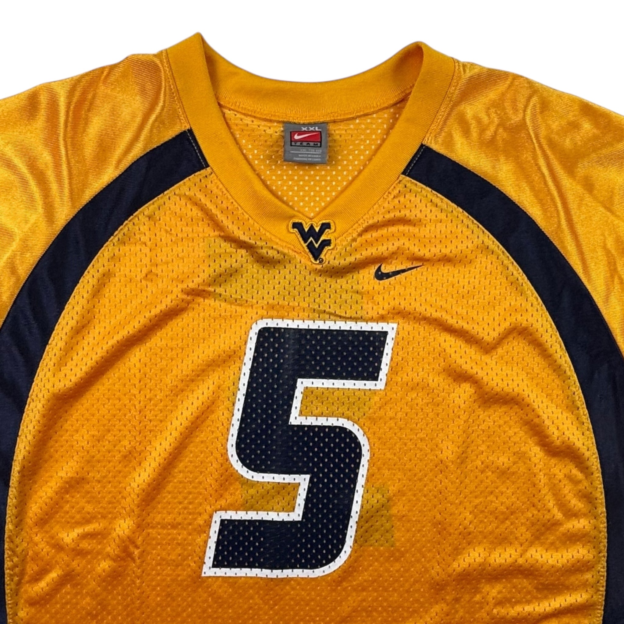 Vintage Nike West Virginia Mountaineers Football Jersey