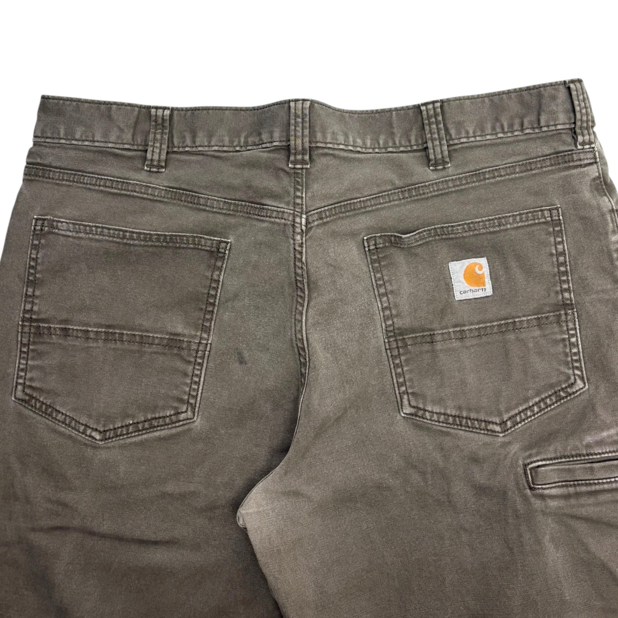 Carhartt Relaxed Fit Canvas Work Pants Mocha