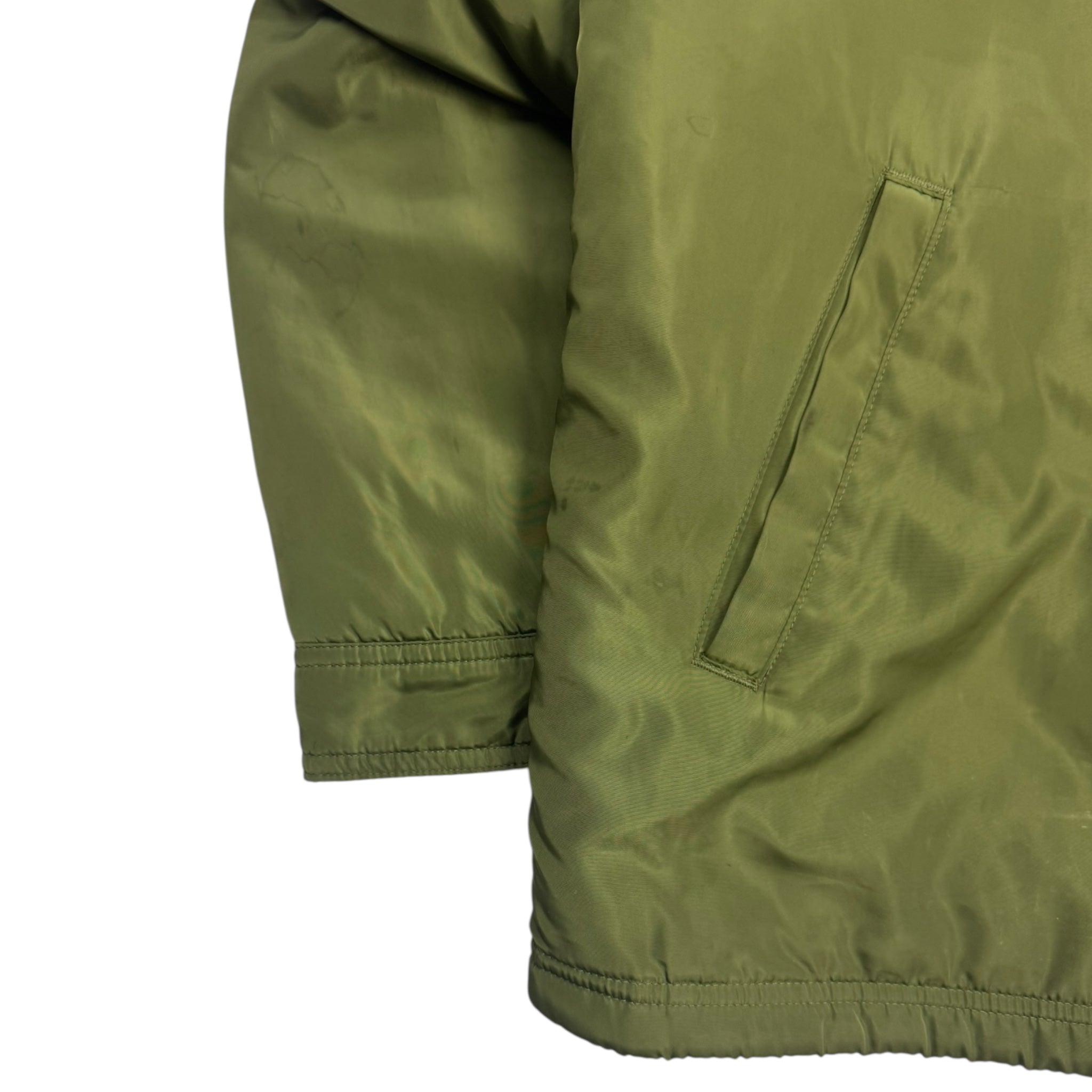 Supreme Champion Label Coaches Jacket Olive