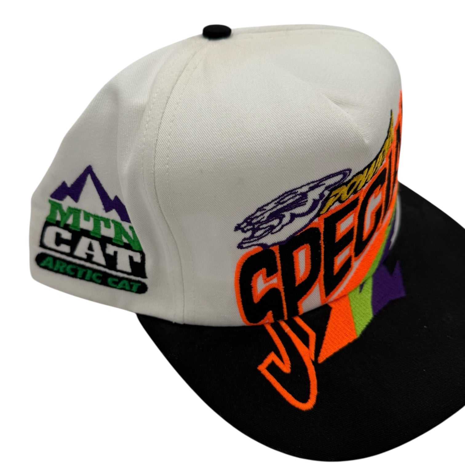 Vintage Arctic Cat Powder Special Snapback White