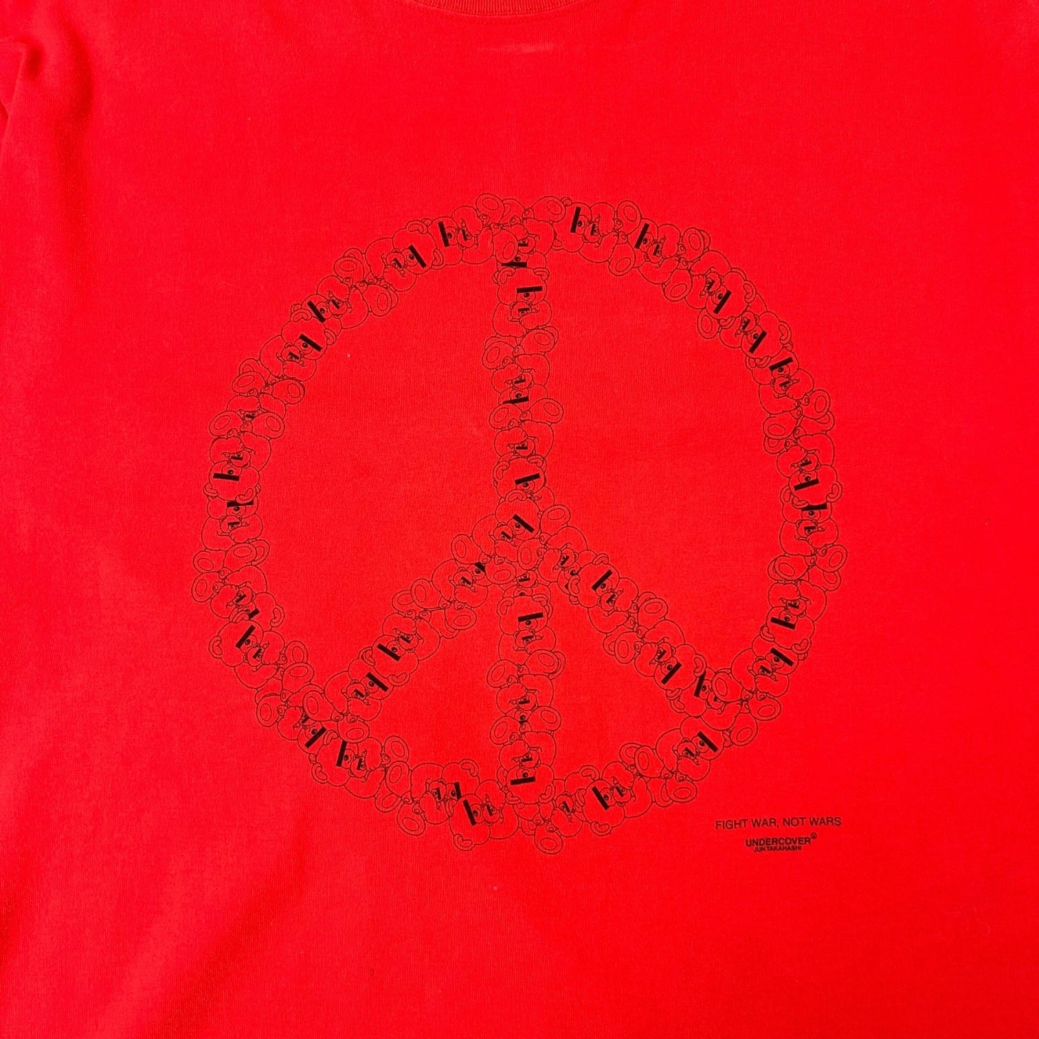Undercover Peace Sign T-Shirt Red