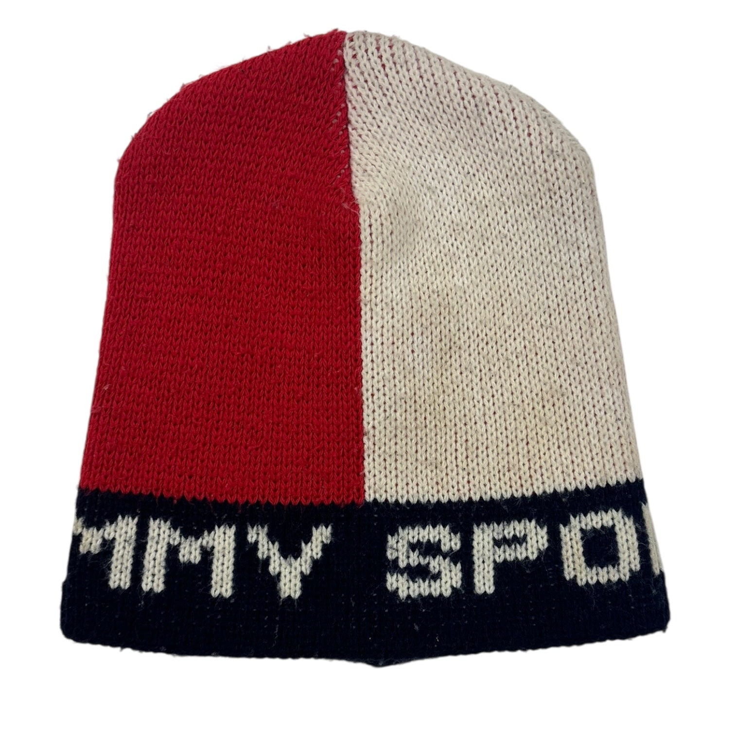 Vintage Tommy Sport Colour Block Beanie