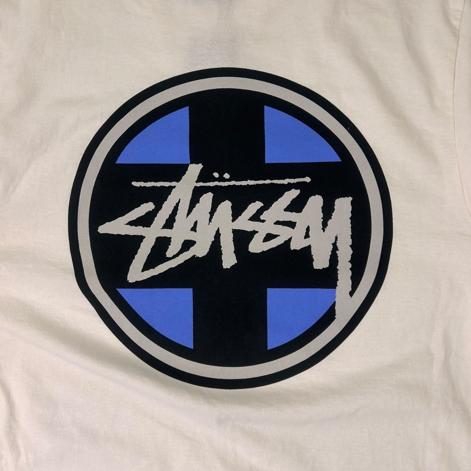 Stussy Cross Dot T-Shirt White