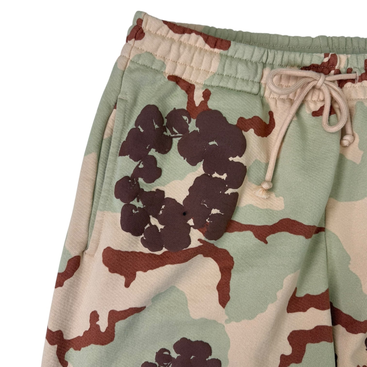 Denim Tears The Cotton Wreath Sweatpants Tan Camo