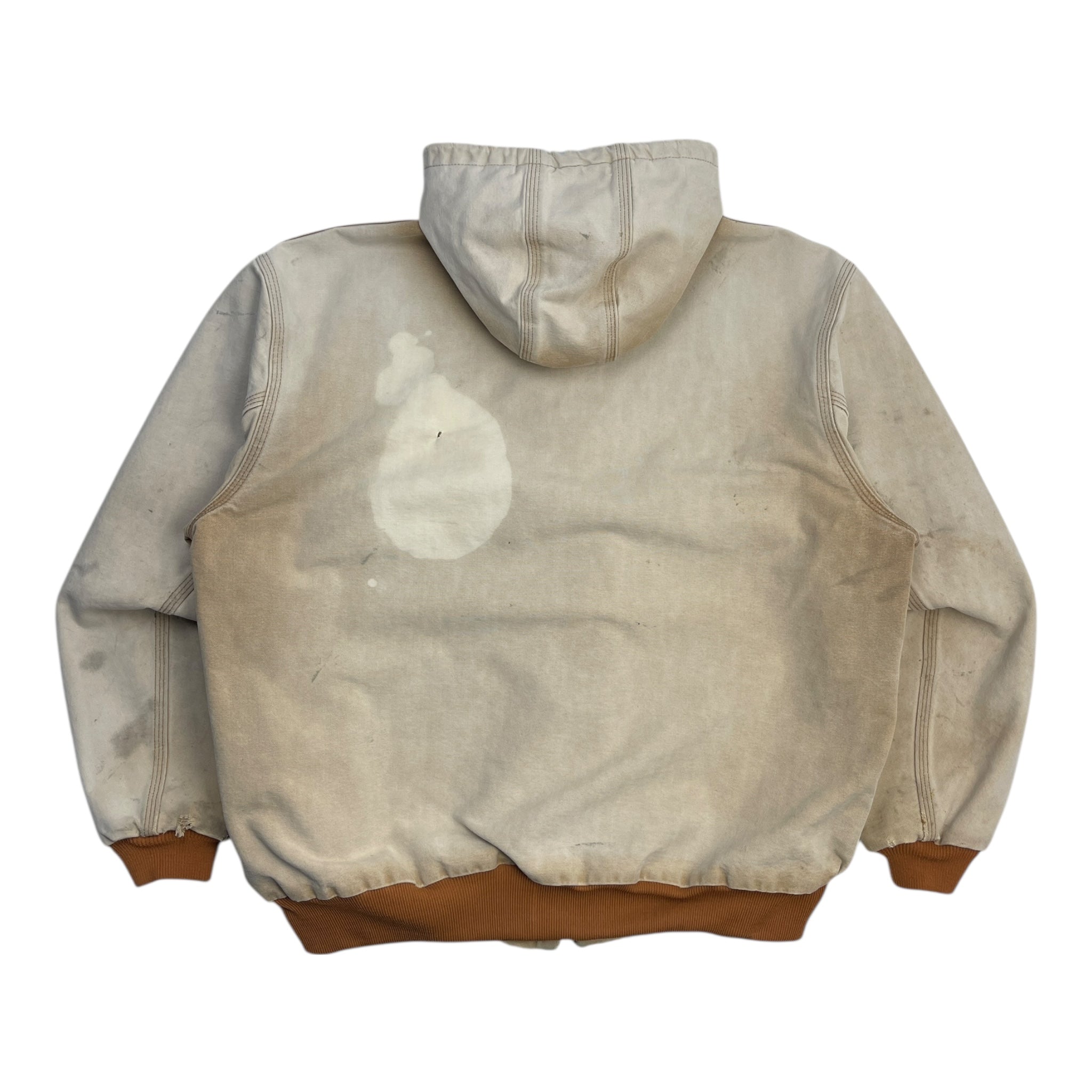 Vintage Carhartt Active Jacket Waffle Lined Faded Tan