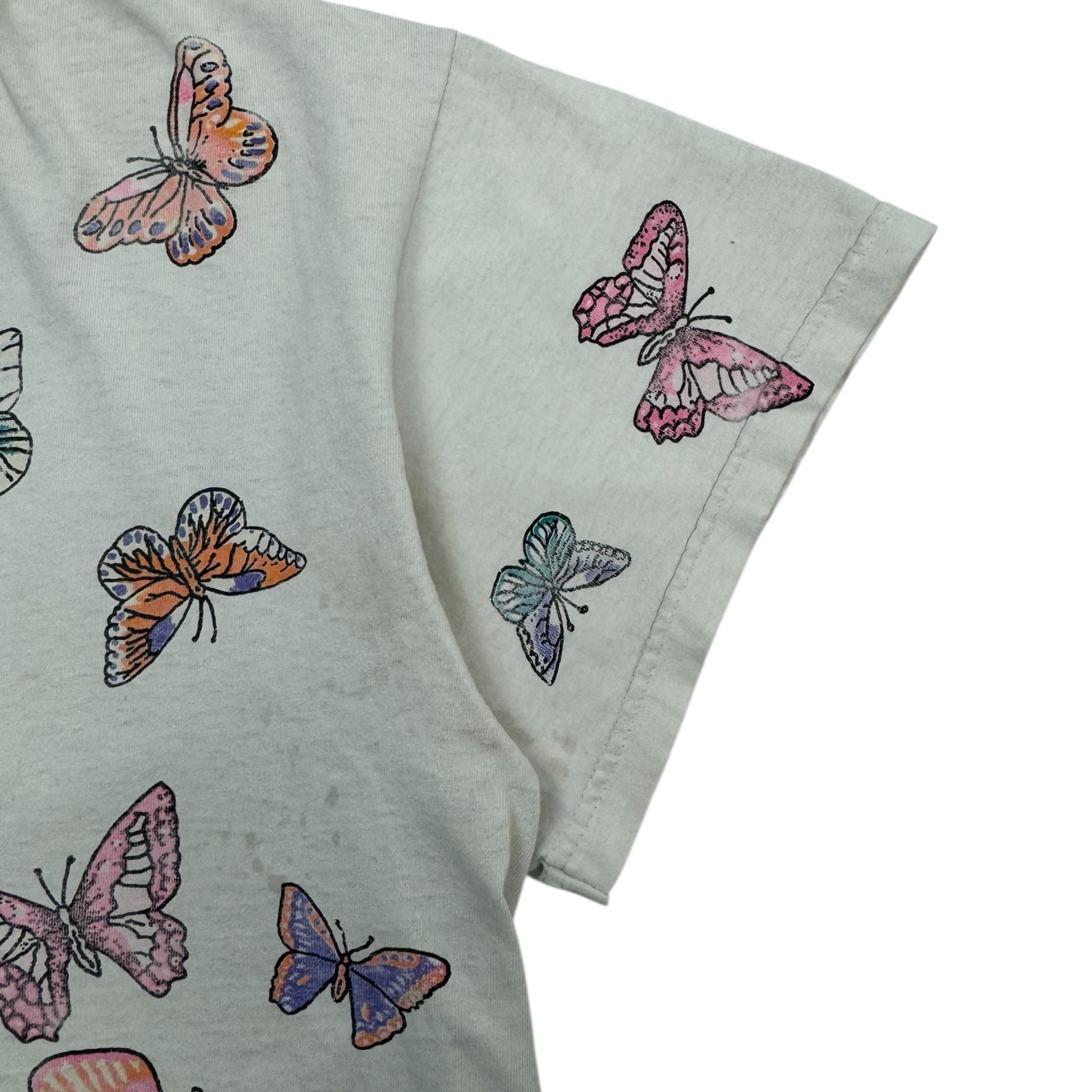 Vintage Mickey Mouse Buttefly Catcher T-Shirt