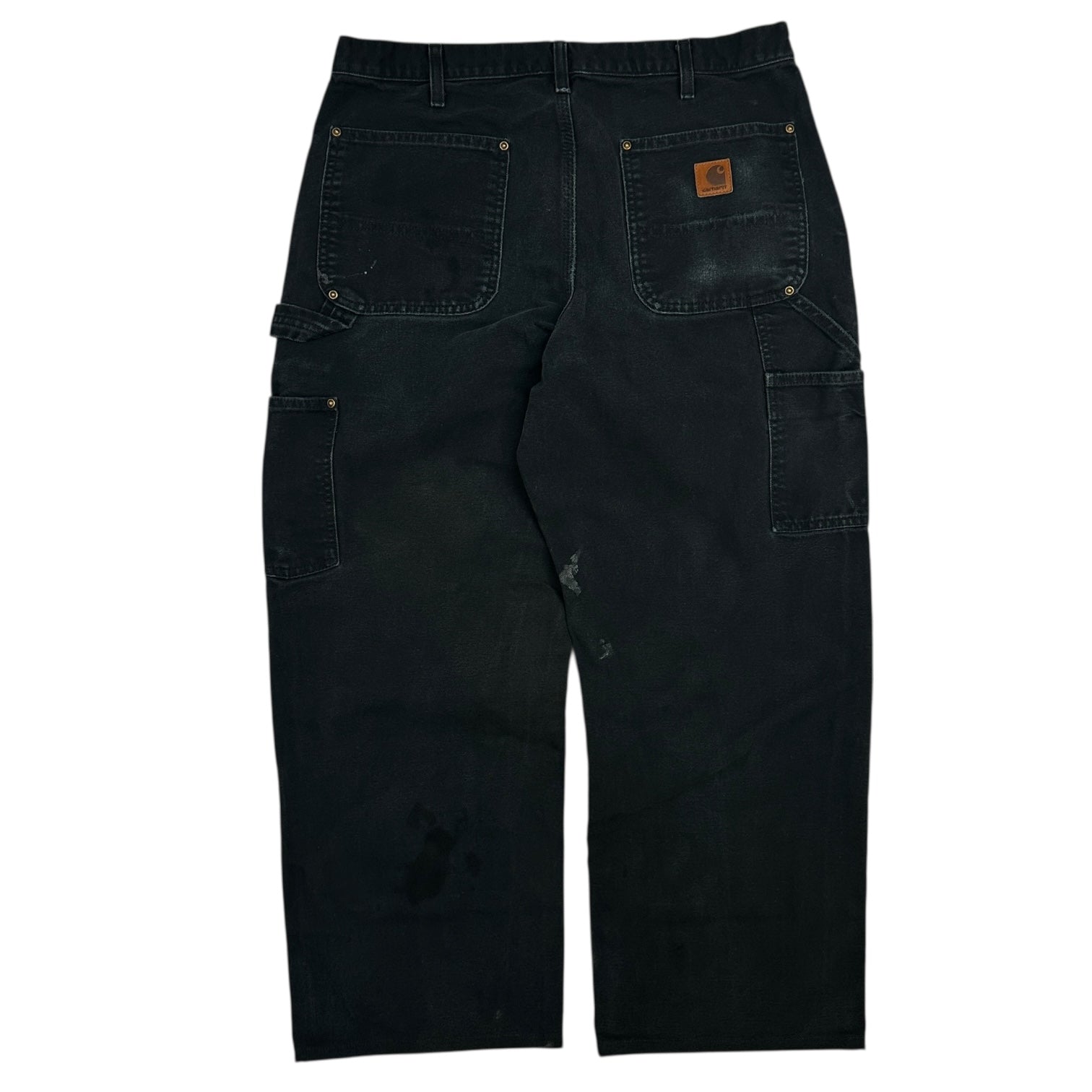 Vintage Carhartt Double Knee Cargo Pants Black