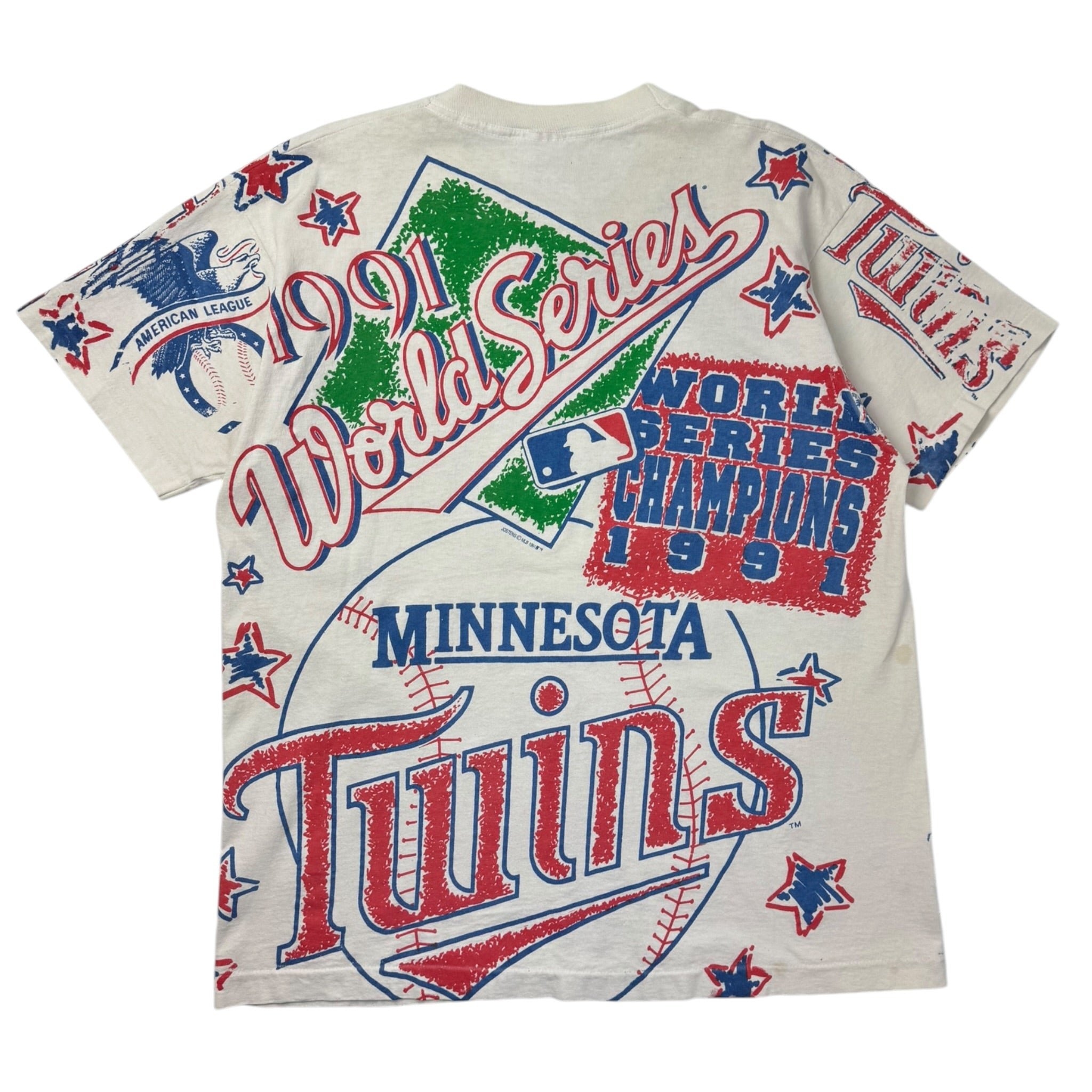 1991 Minnesota Twins AOP T-Shirt White
